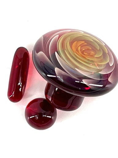 Preview pic of Fume implosion 3-piece slurper set by Phase Glass
