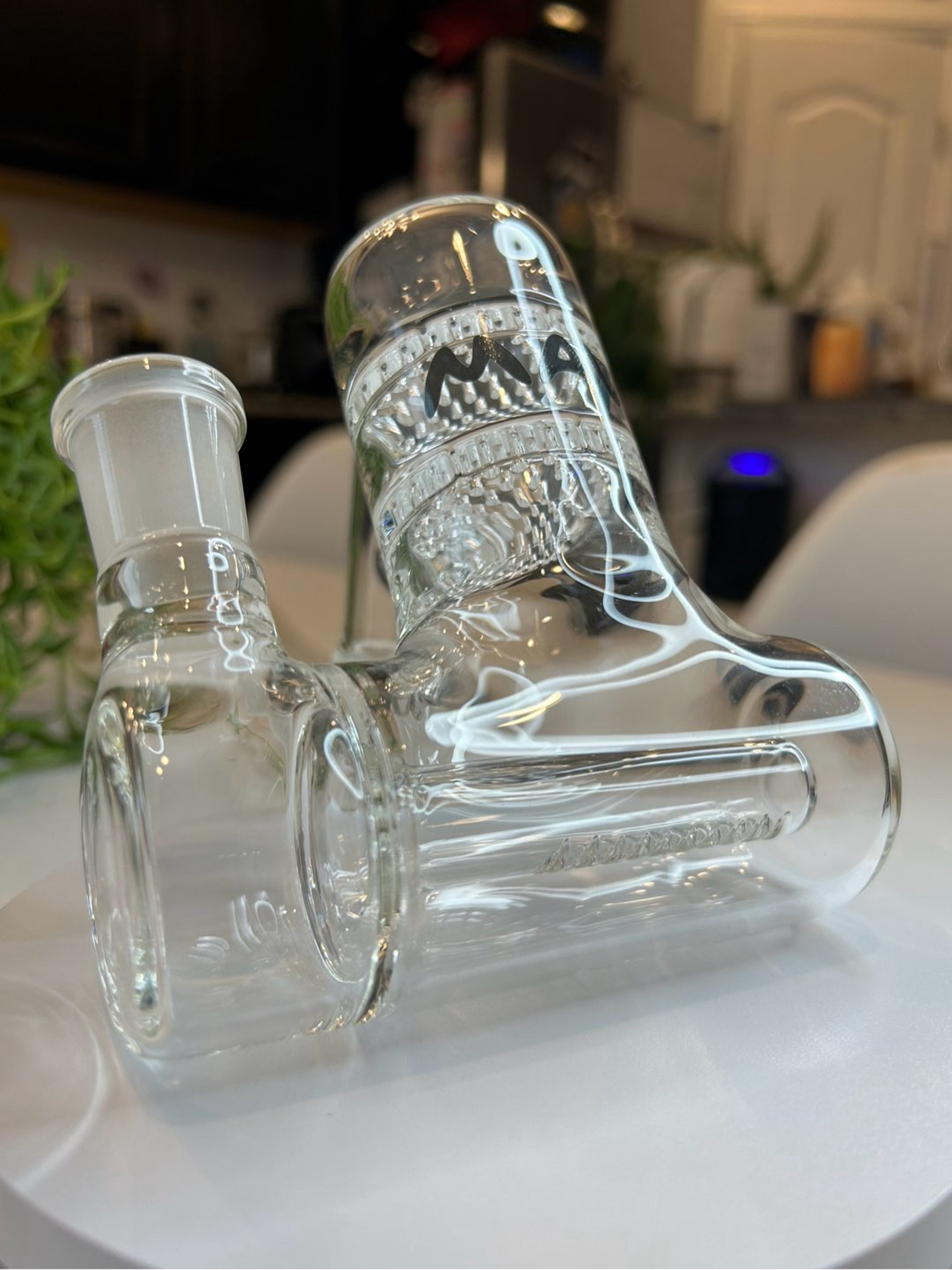 Preview pic of New Mav Double Honey Disc Inline Ash Catcher 18MM/45°