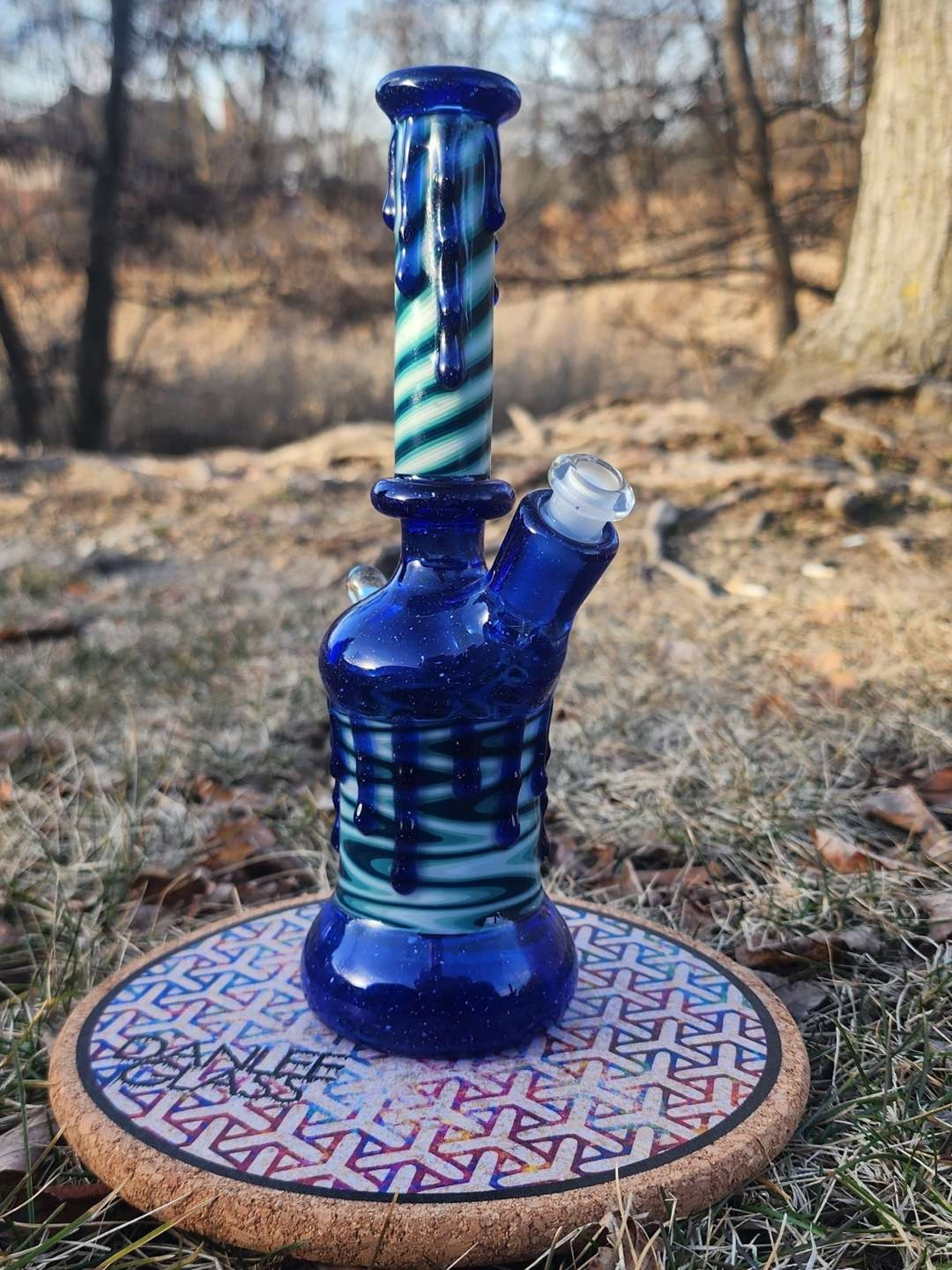 Preview pic of Blue and Mint Heady Rig with Opal