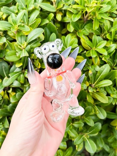 Preview pic of Apollo Glassworks Brian Dog Glass Hand Pipe