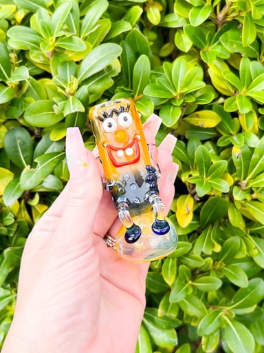 Preview pic of Apollo Glass SpongeBob Glass Hand Pipe