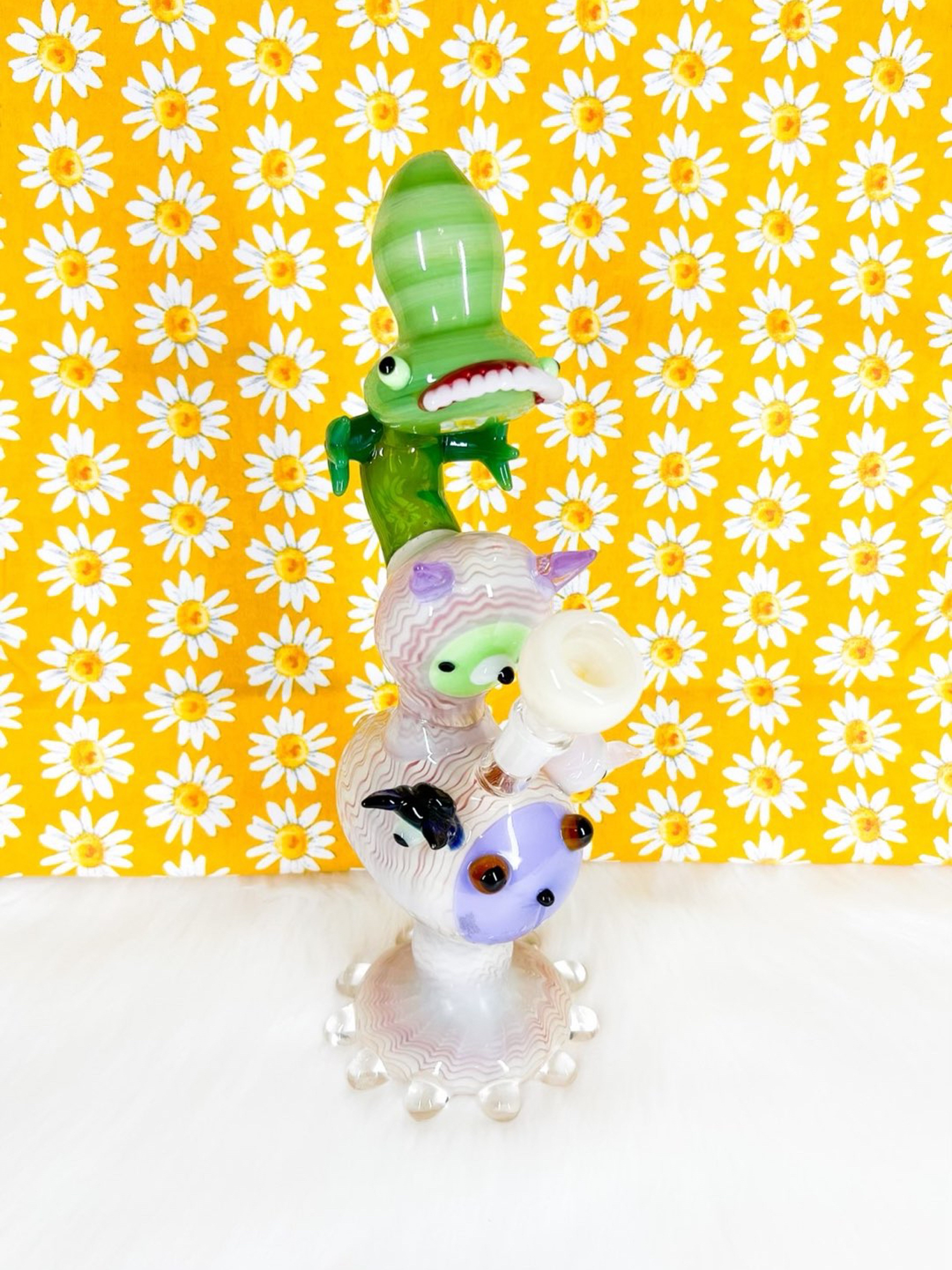 Preview pic of Cute Kawaii Animals Glass Water Pipe