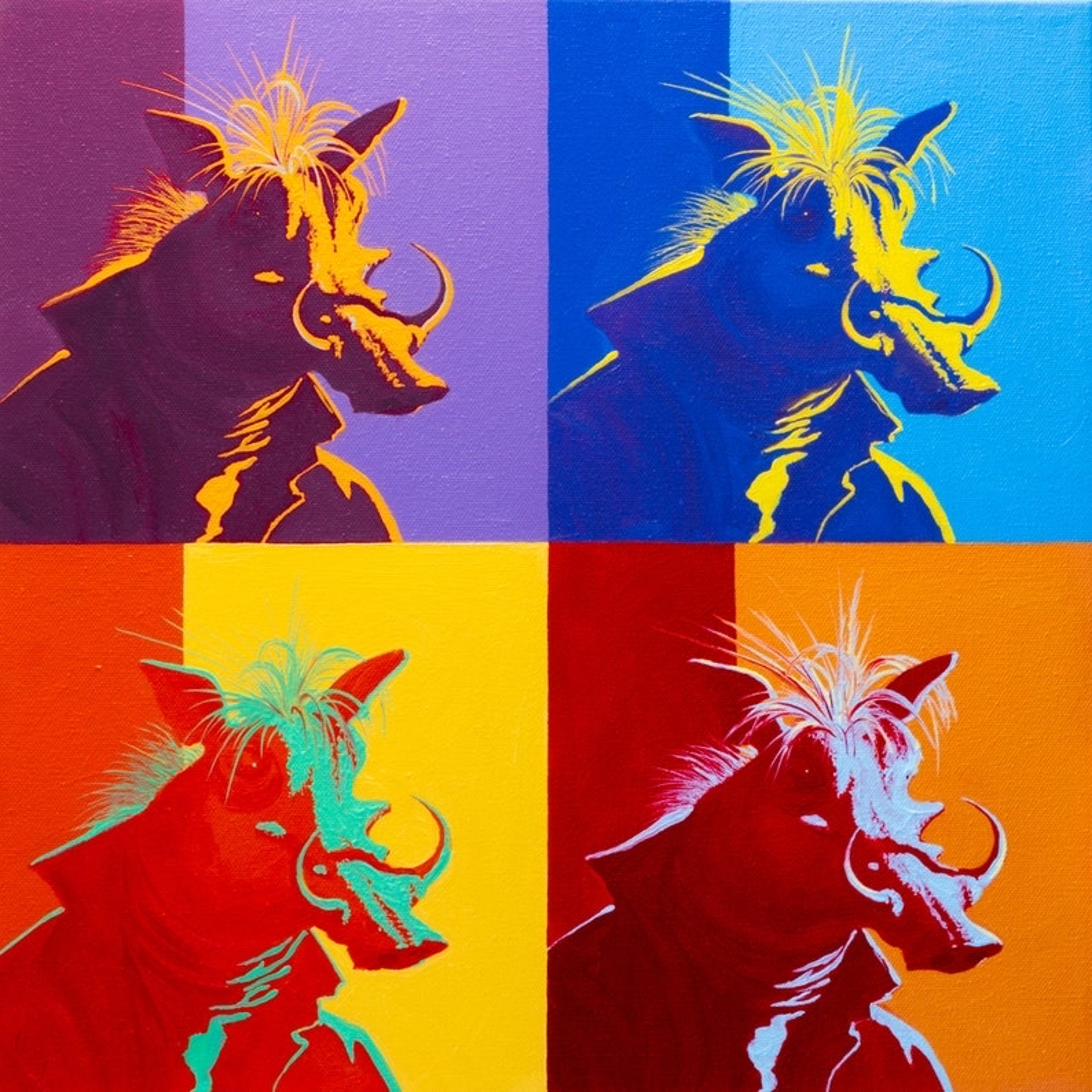 Preview pic of “Andy Warthog No. 2” print by Stephen Wheeler Studio