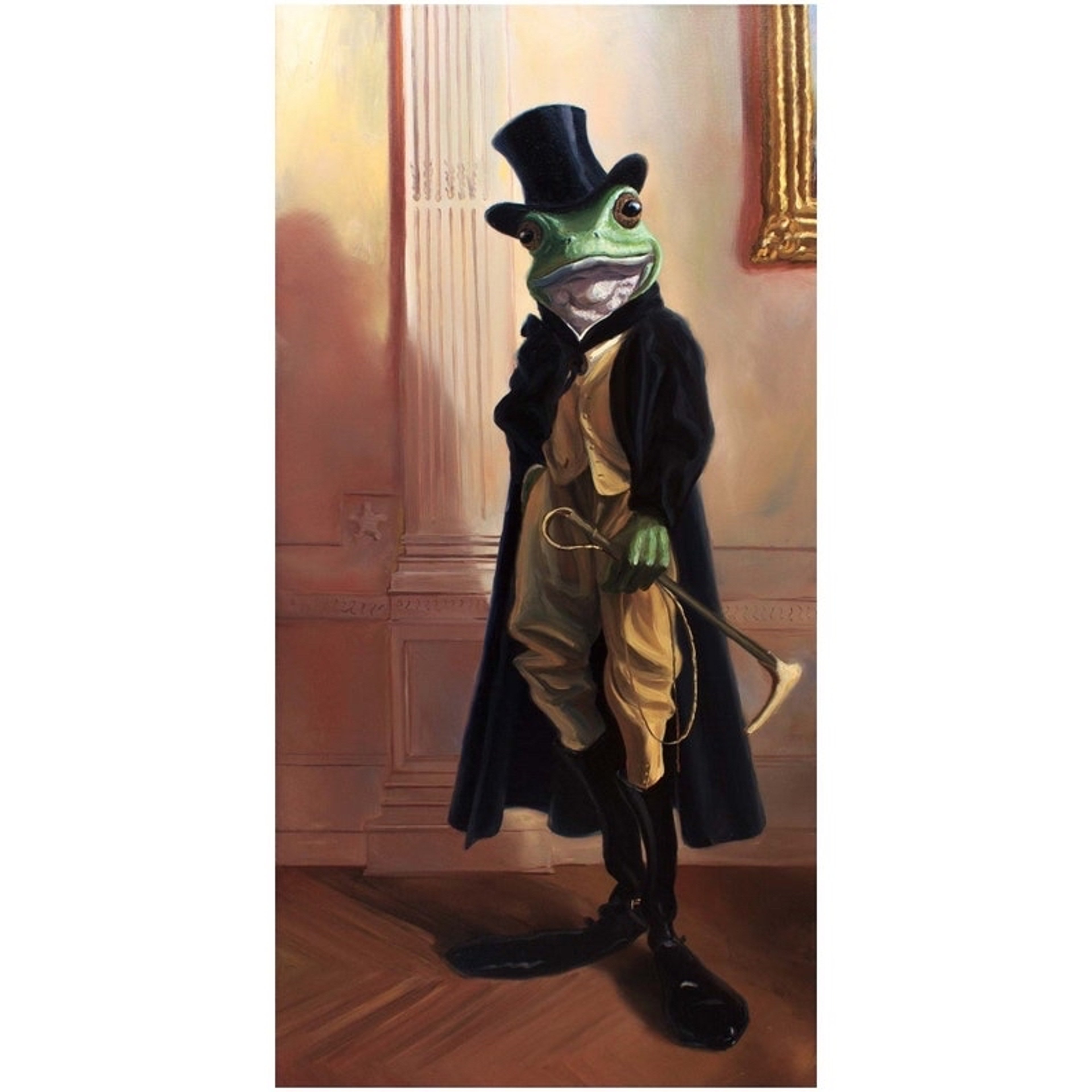 Preview pic of “Lord Ribbitsdale” print by Stephen Wheeler Studio