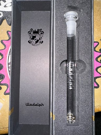Preview pic of Illadelph OG Downstem Set-Flame Polished Label