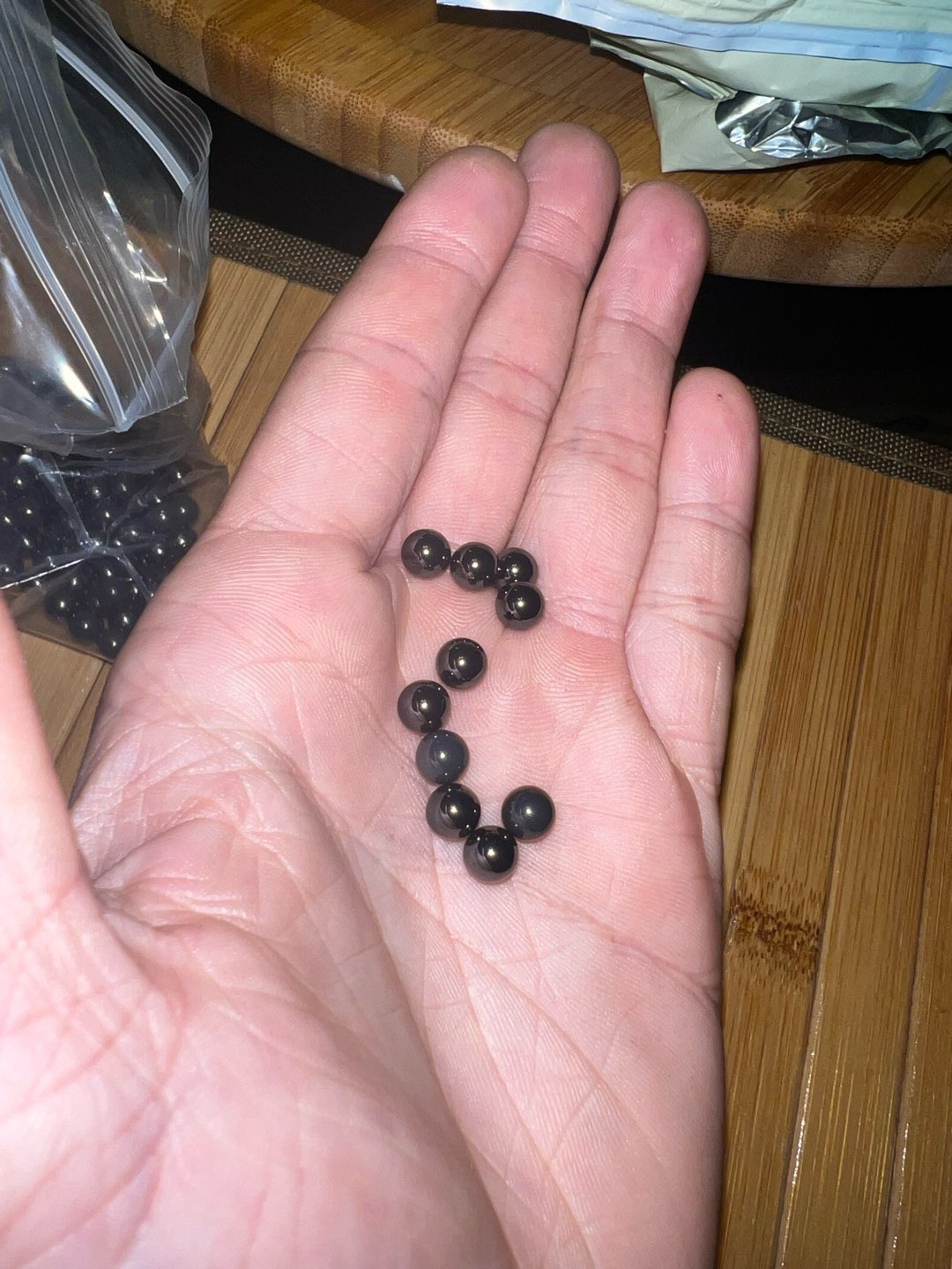 Preview pic of 6mm sic pearls