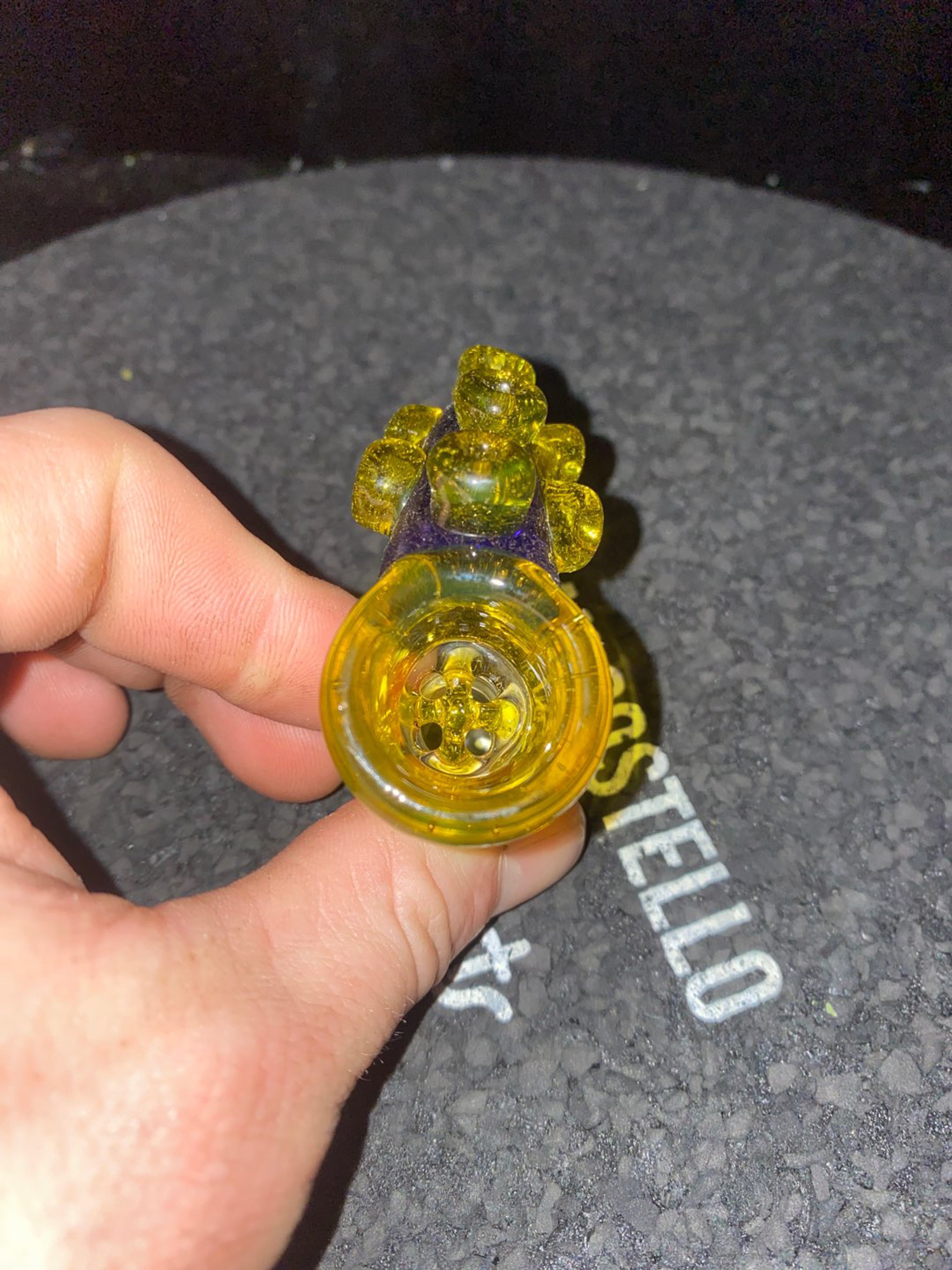Preview pic of 14mm yellow and purple fluid slide