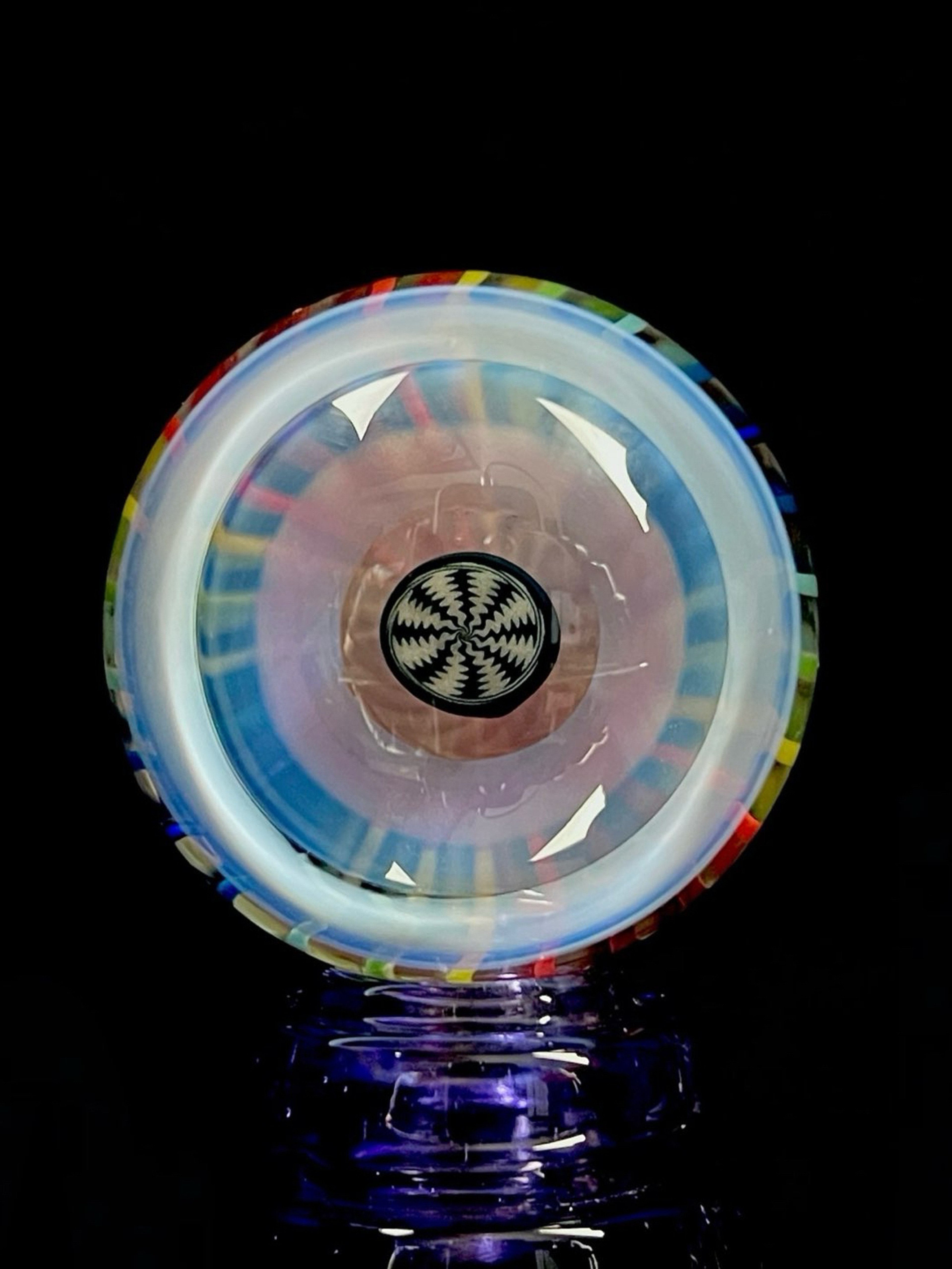 Preview pic of Rainbow Pinwheel marble by Jared Wetmore