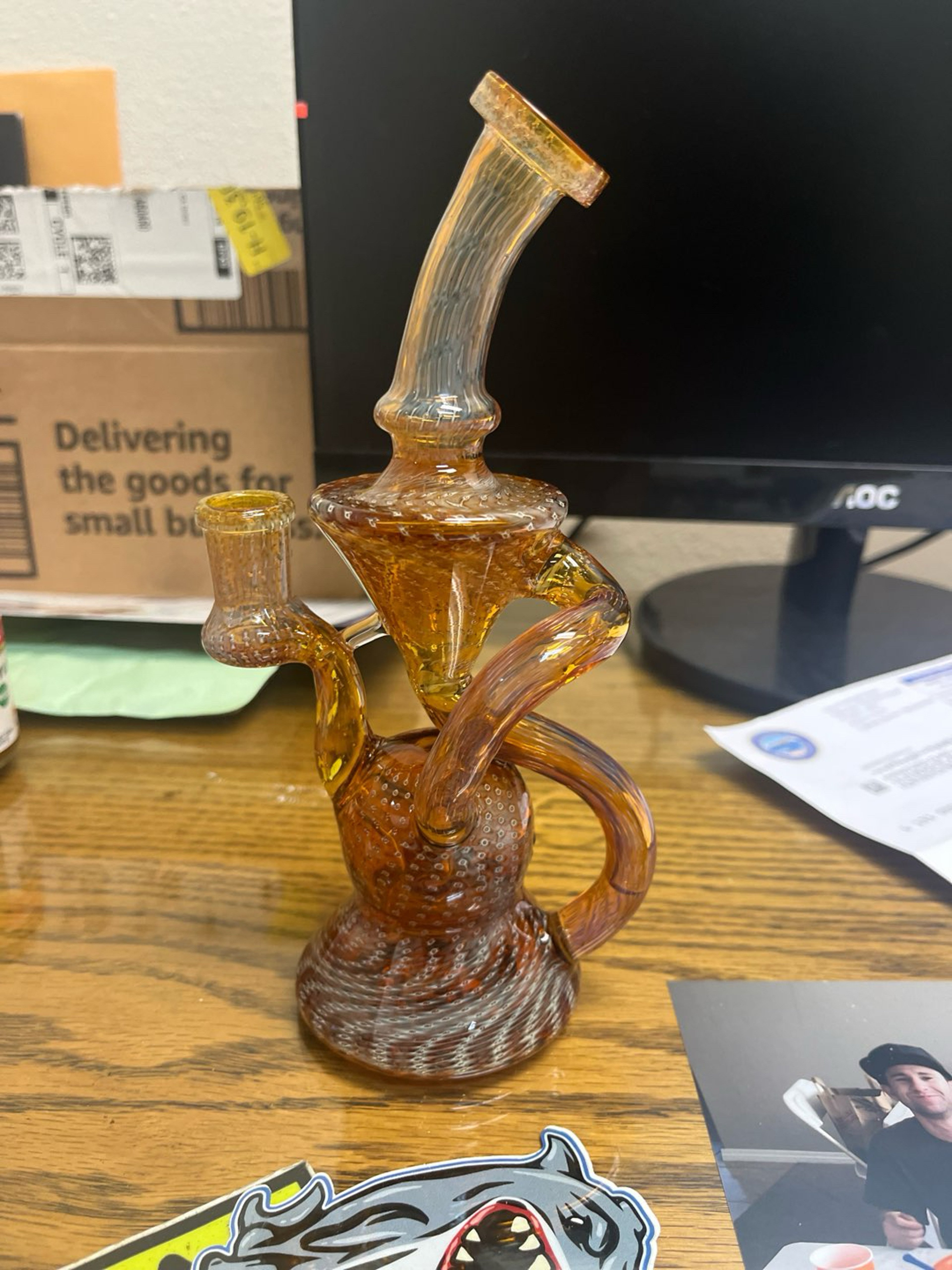 Preview pic of Amber air trap recycler