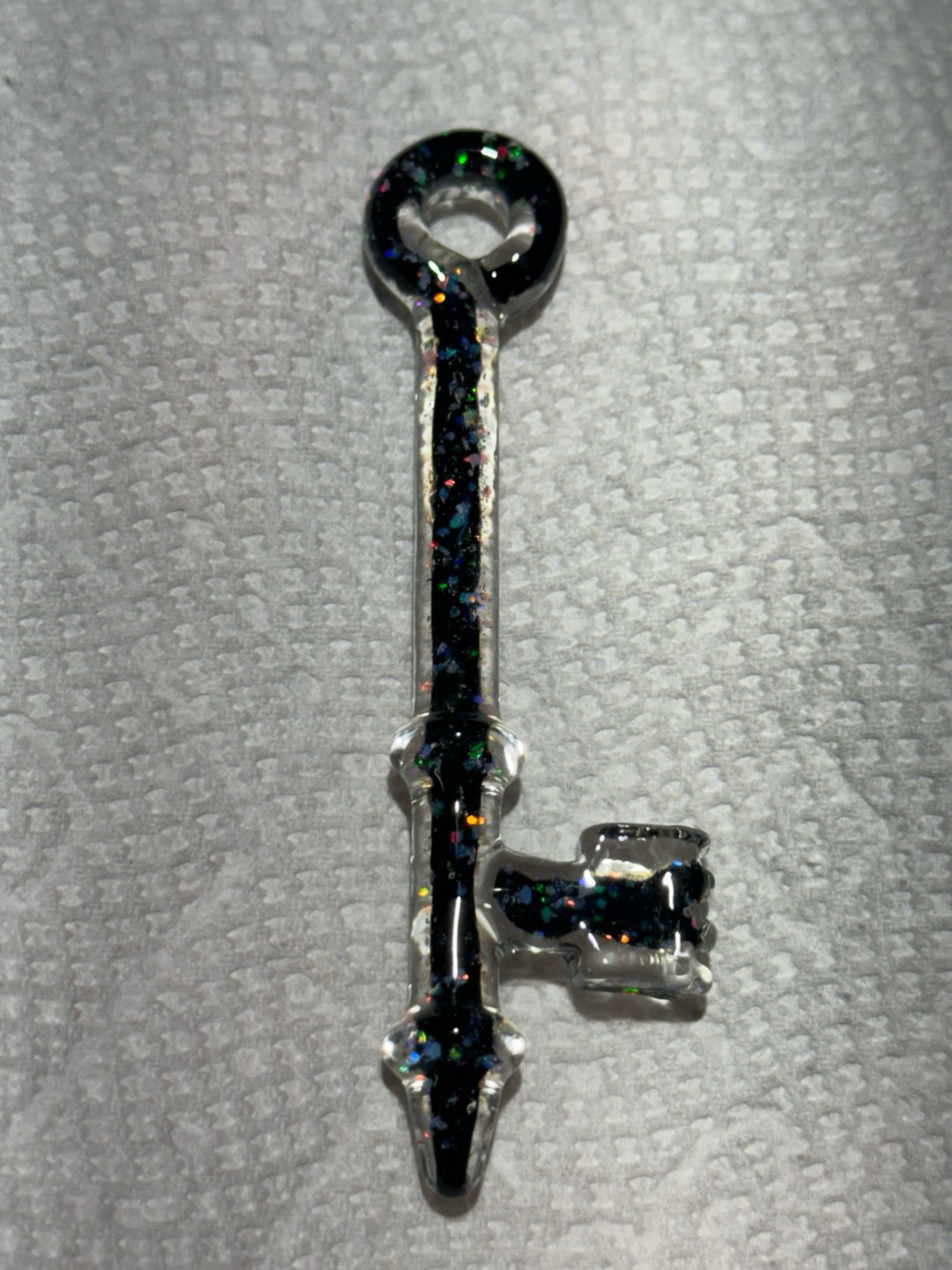 Preview pic of Crushed Opal Key Pendant / Dabber