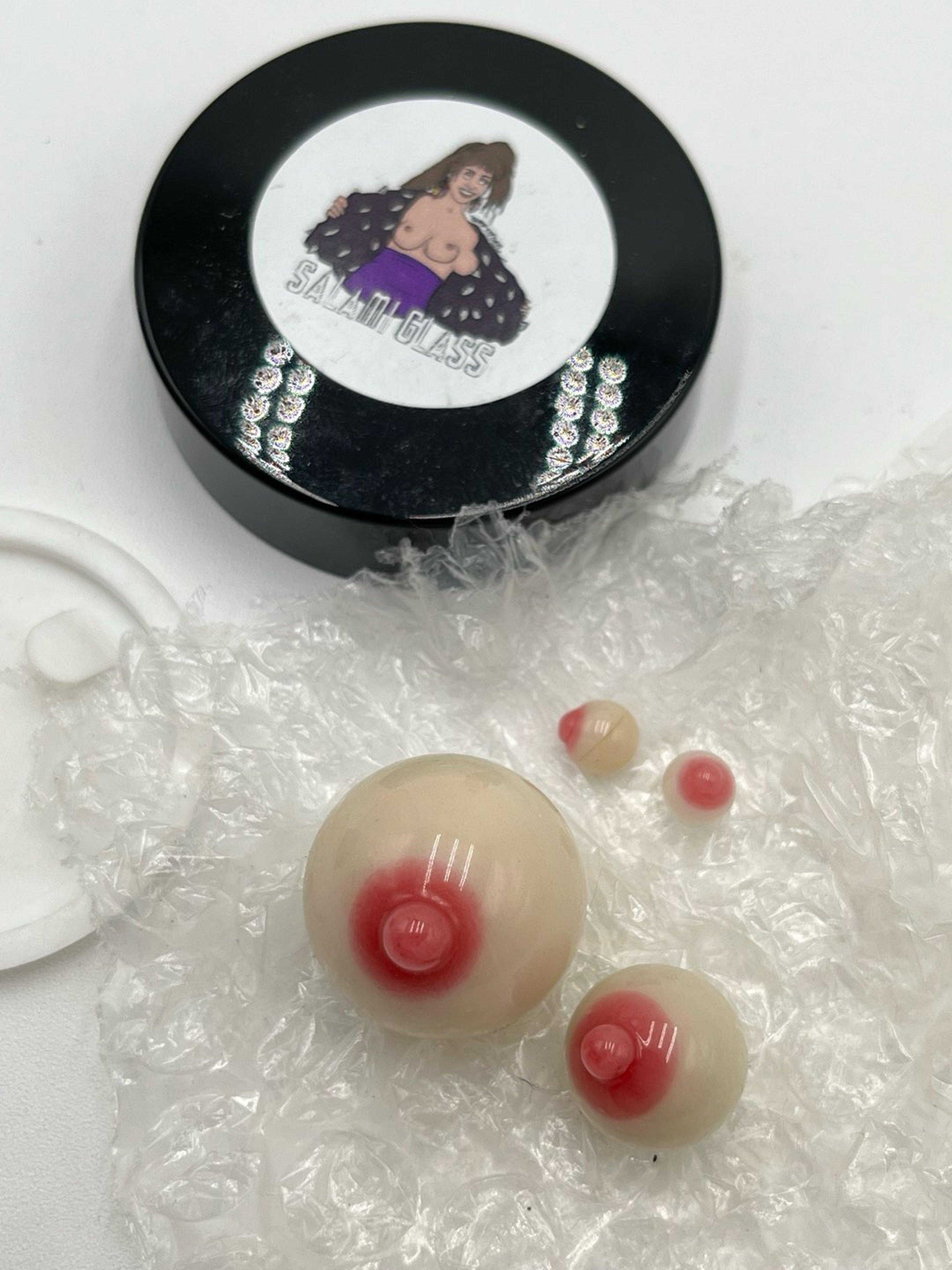 Preview pic of 4PC "TERP TITTIES" TERP SLURPER SET / KIT BY SALAMIGLASS