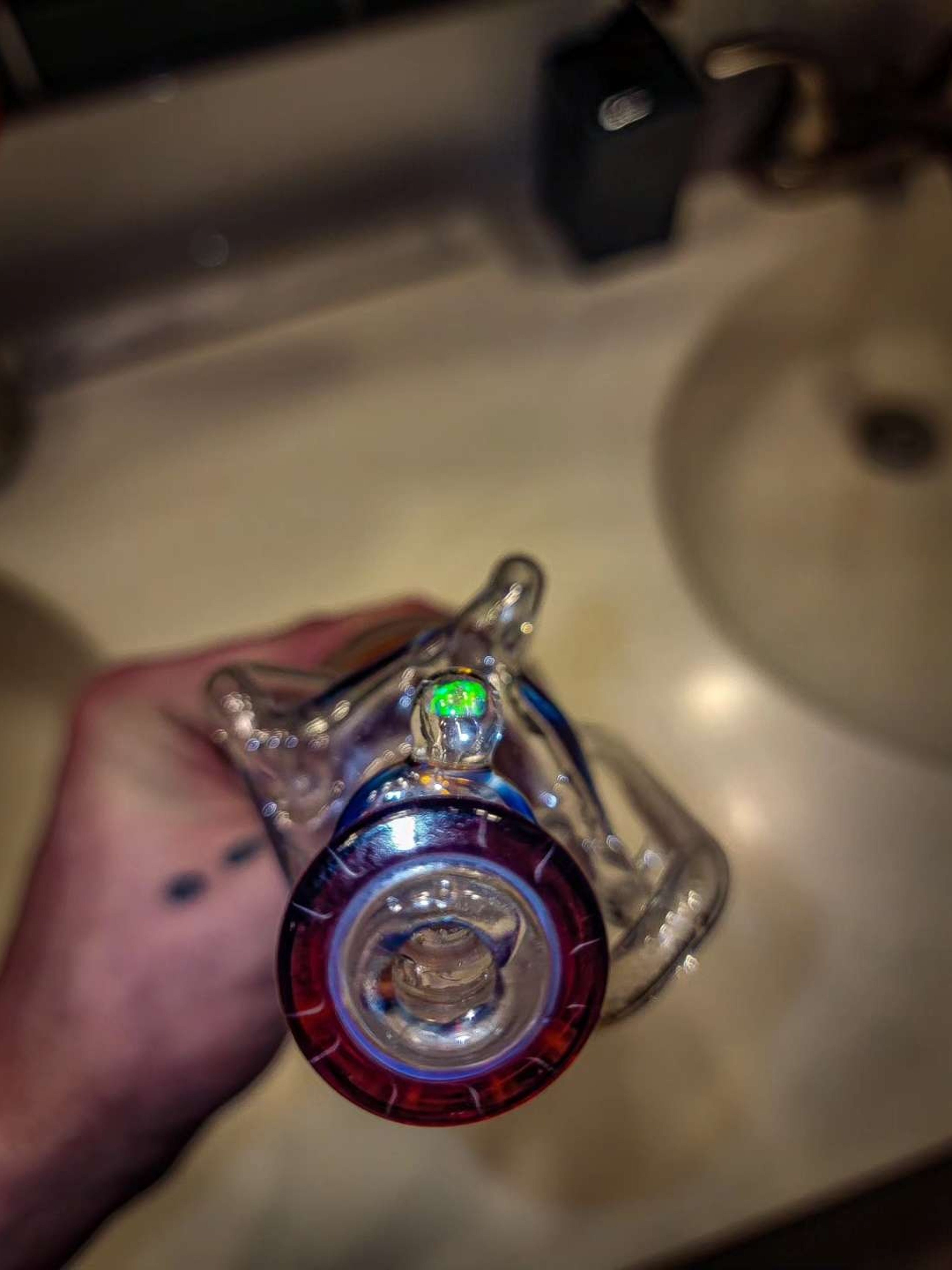 Preview pic of Kosher glass quad recycler