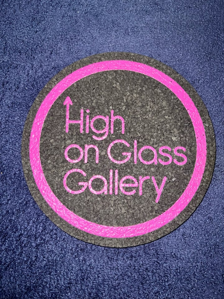 High on Glass Gallery Mat