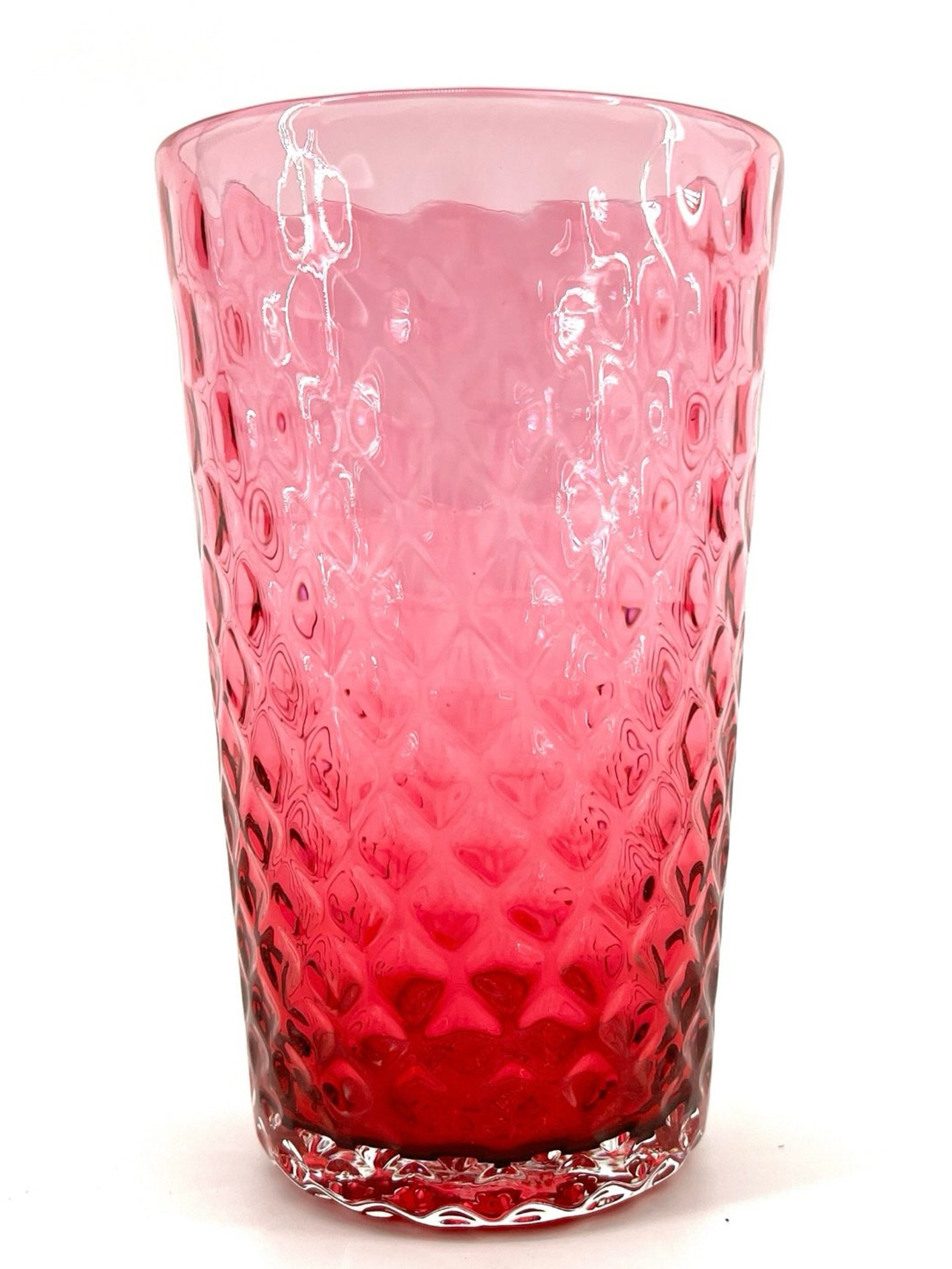 Preview pic of Gold Ruby Pineapple Optic Pint by Xander D’Ambrosio