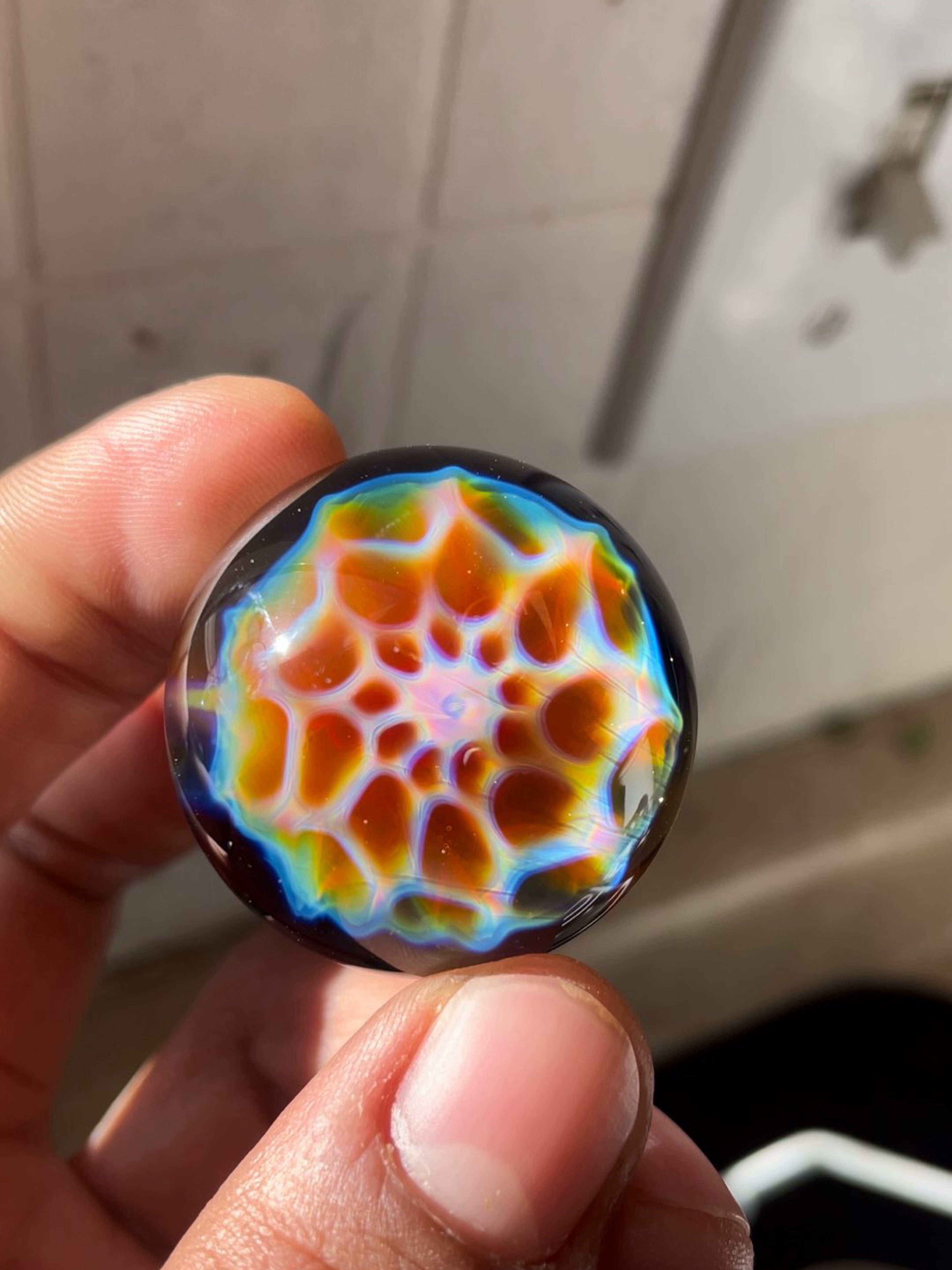 Preview pic of 35mm Silver Fume Honeycomb Marble