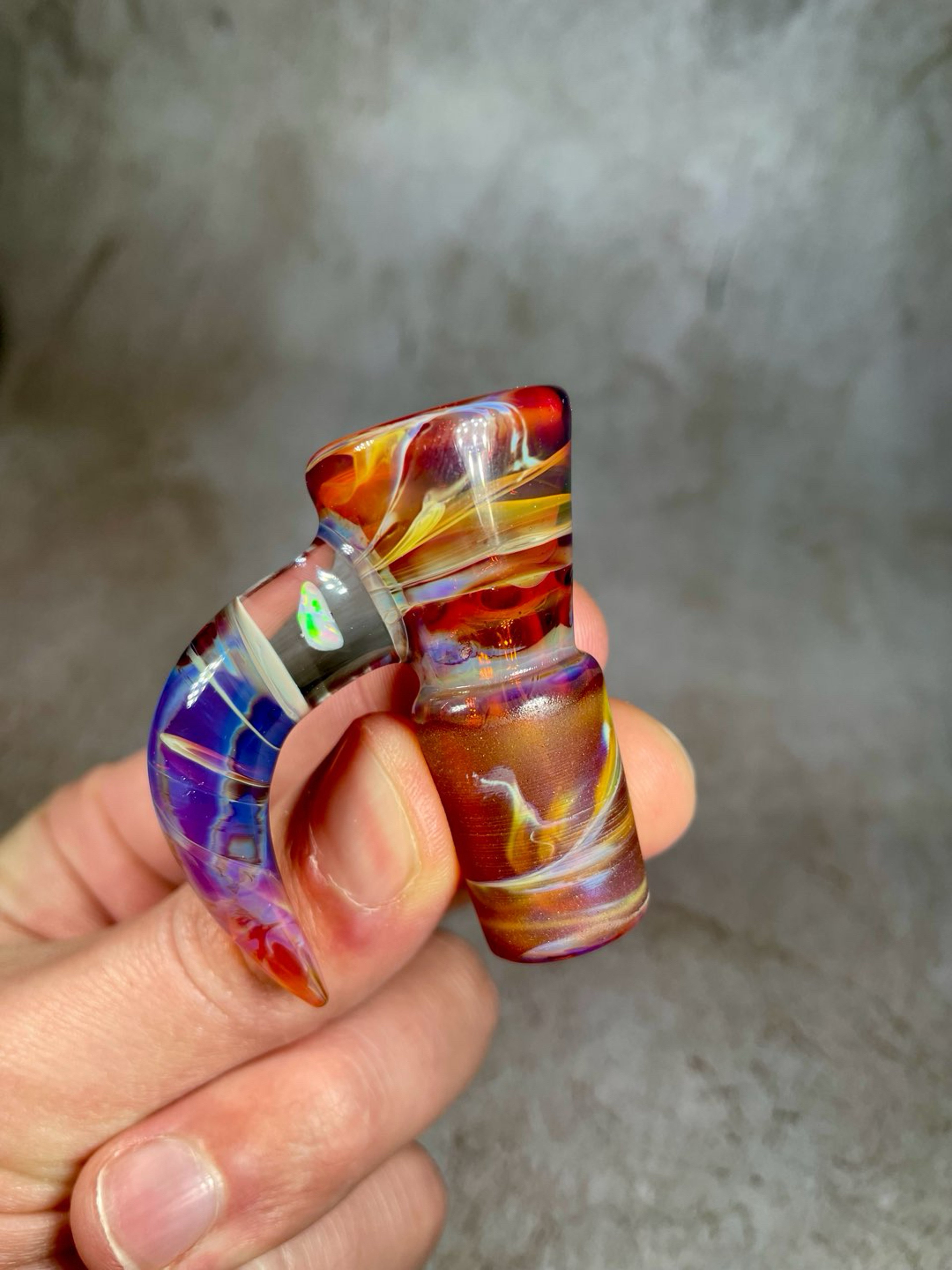 Preview pic of Fully Worked Amber Purple Slide 18mm