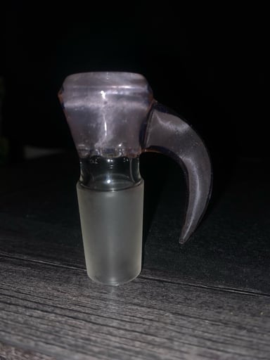 Preview pic of Shamby Glass Slide. UV Satin color