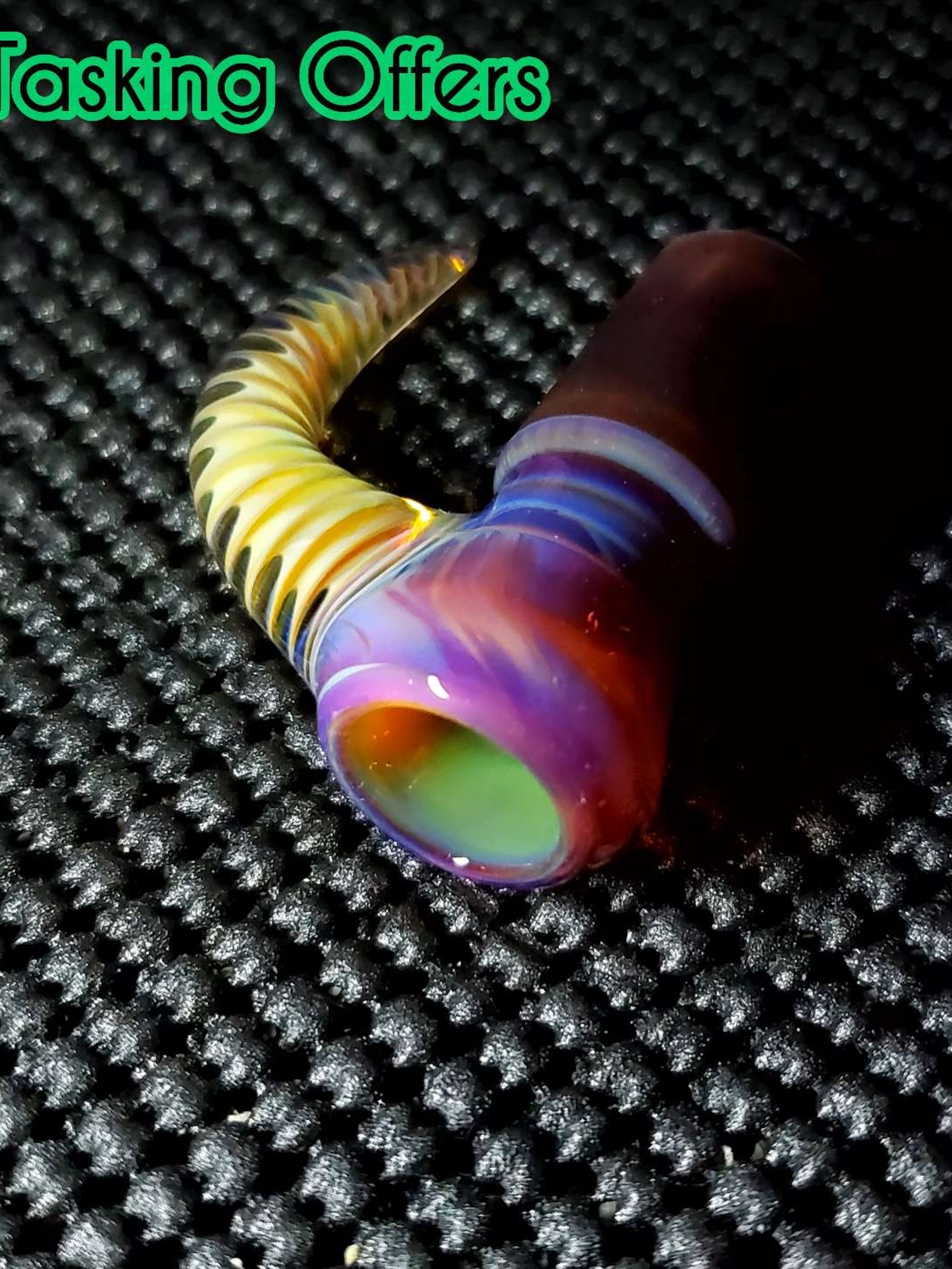 Preview pic of ON THE CHEAP Full 18mm Shamby. Amber Purple with Cane.