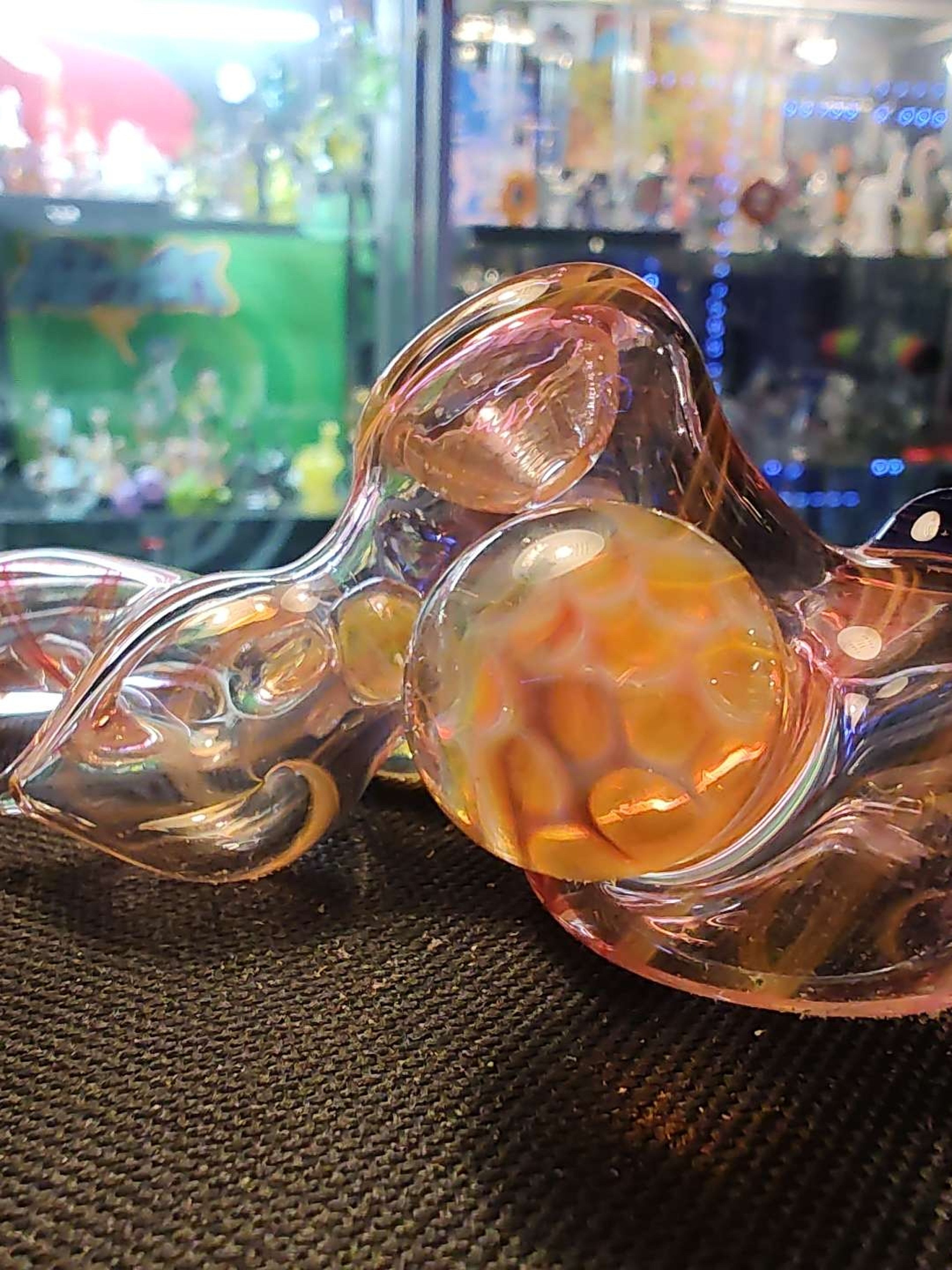 Preview pic of Stf STF Sean Foley glass art. Fine fume wag potato sack dry hand pipe.