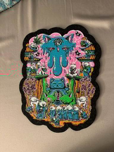 Preview pic of Monolith kitty by dark mountain cult/cici glass!