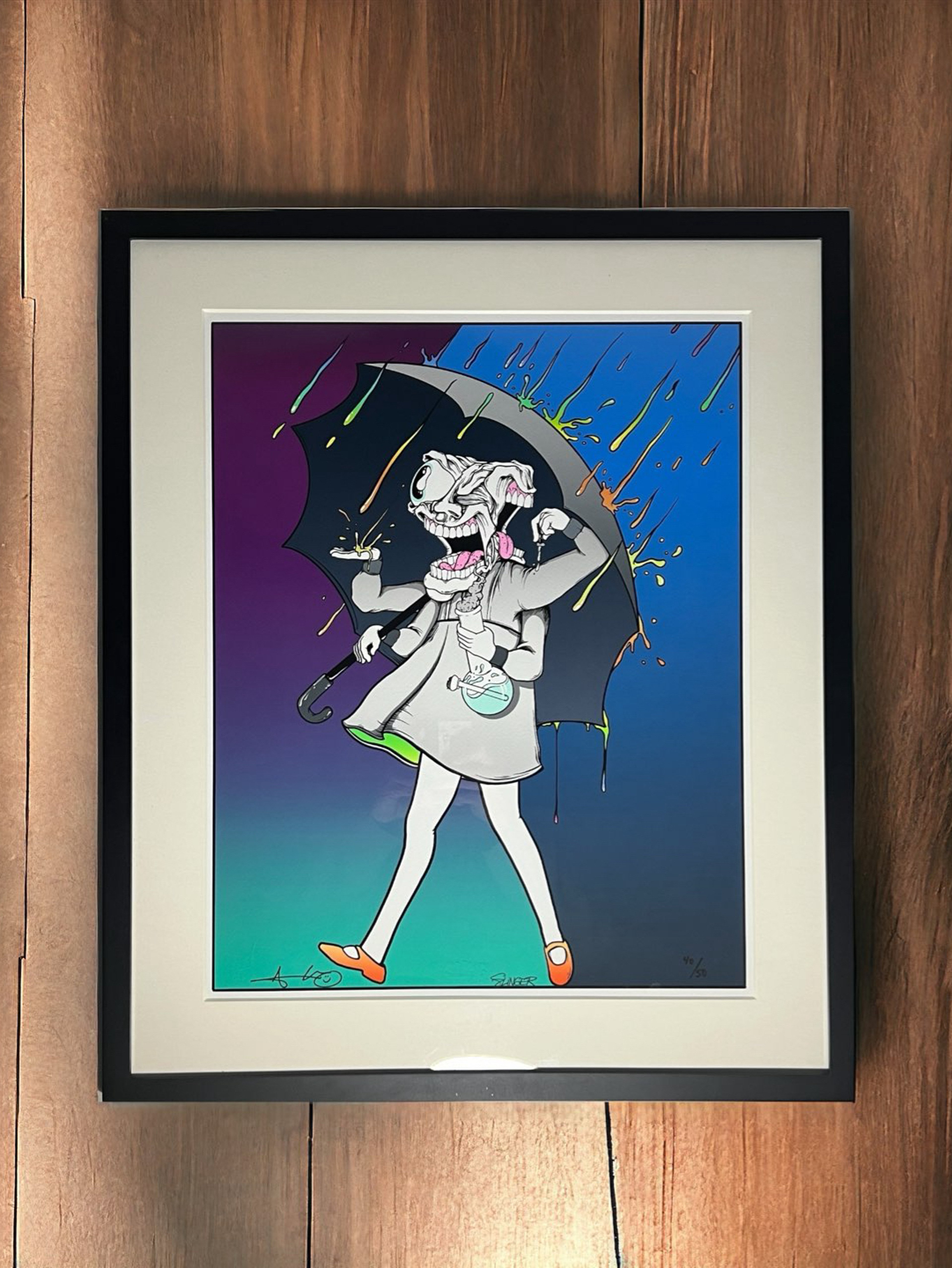Preview pic of Slinger X Aaron Brooks Assault Girl Rainbow Print