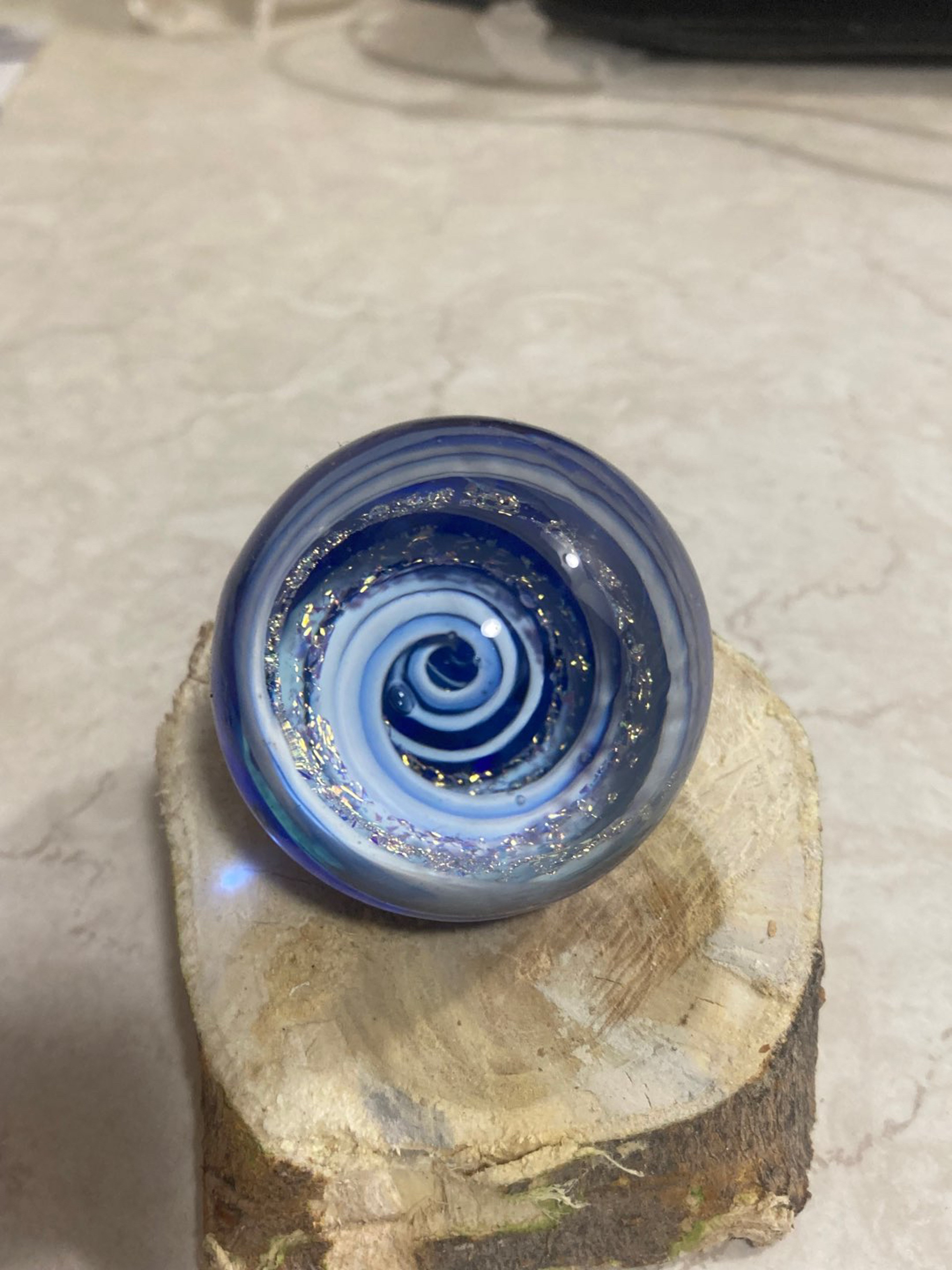Preview pic of 1 1/2 inch solid vortex marble