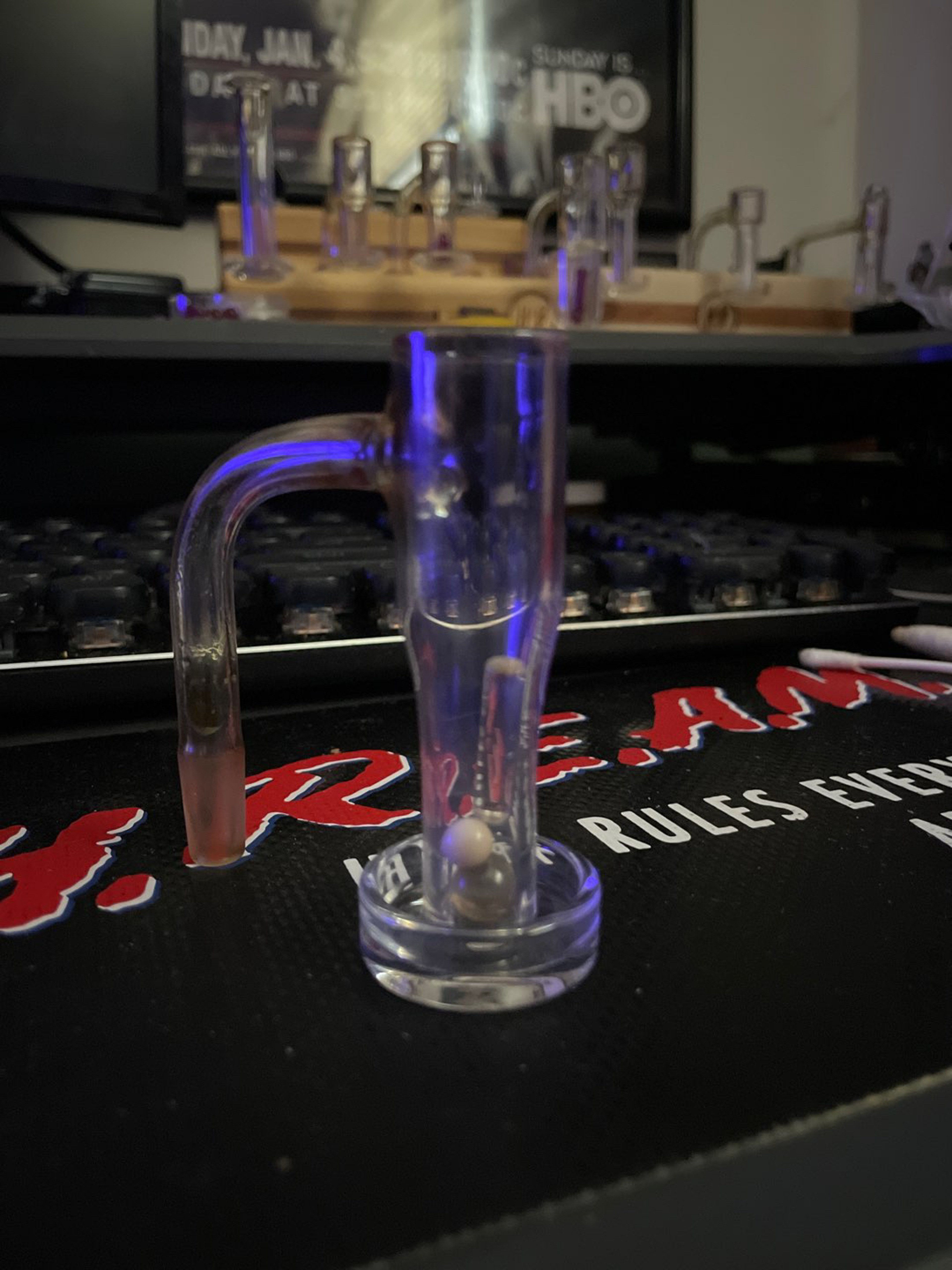 Preview pic of 10/90 GeeWest seamless slurper + quartz pillar, shinju and quartz pearl