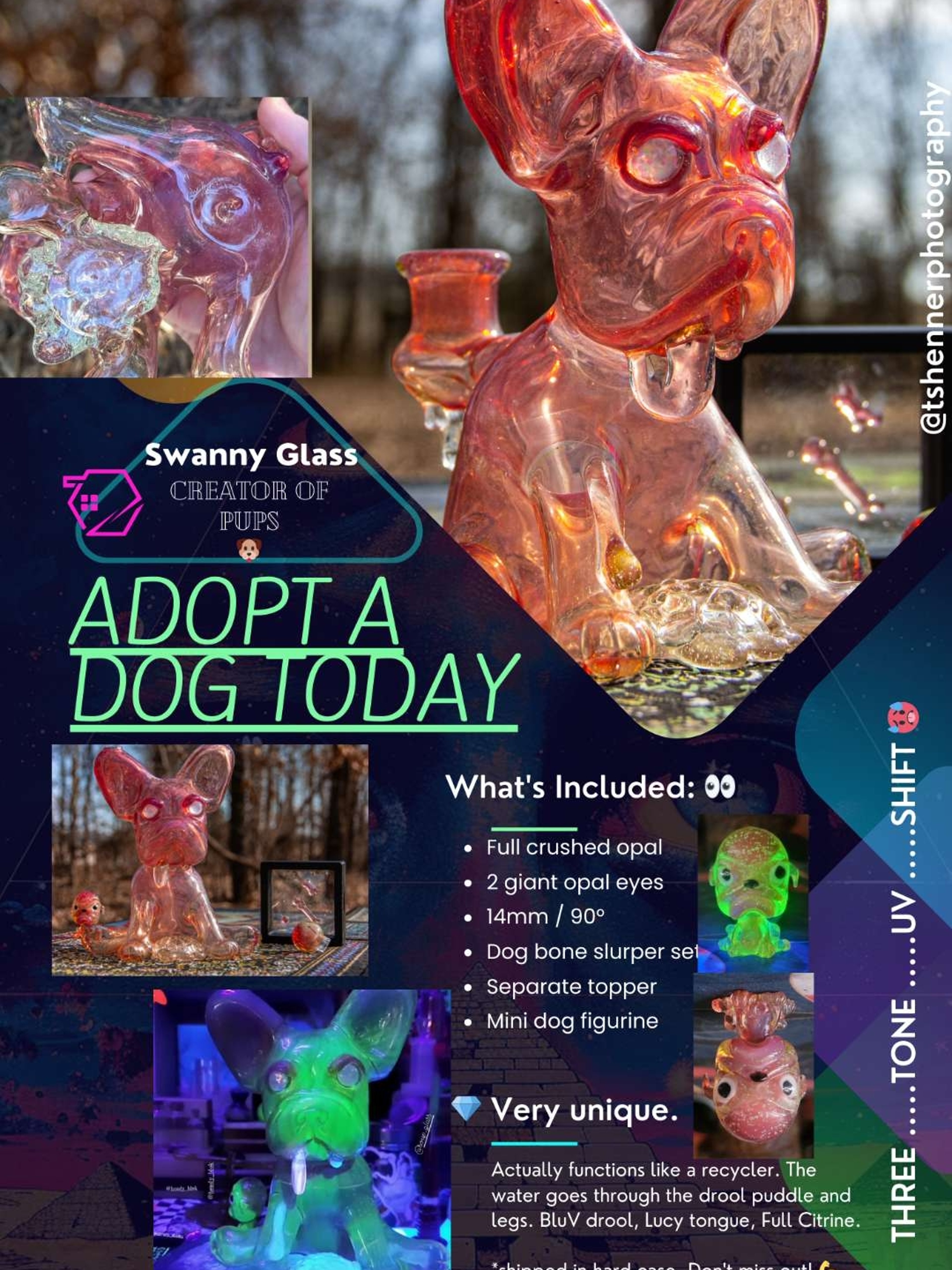 Preview pic of Full UV crushed opal pup setup