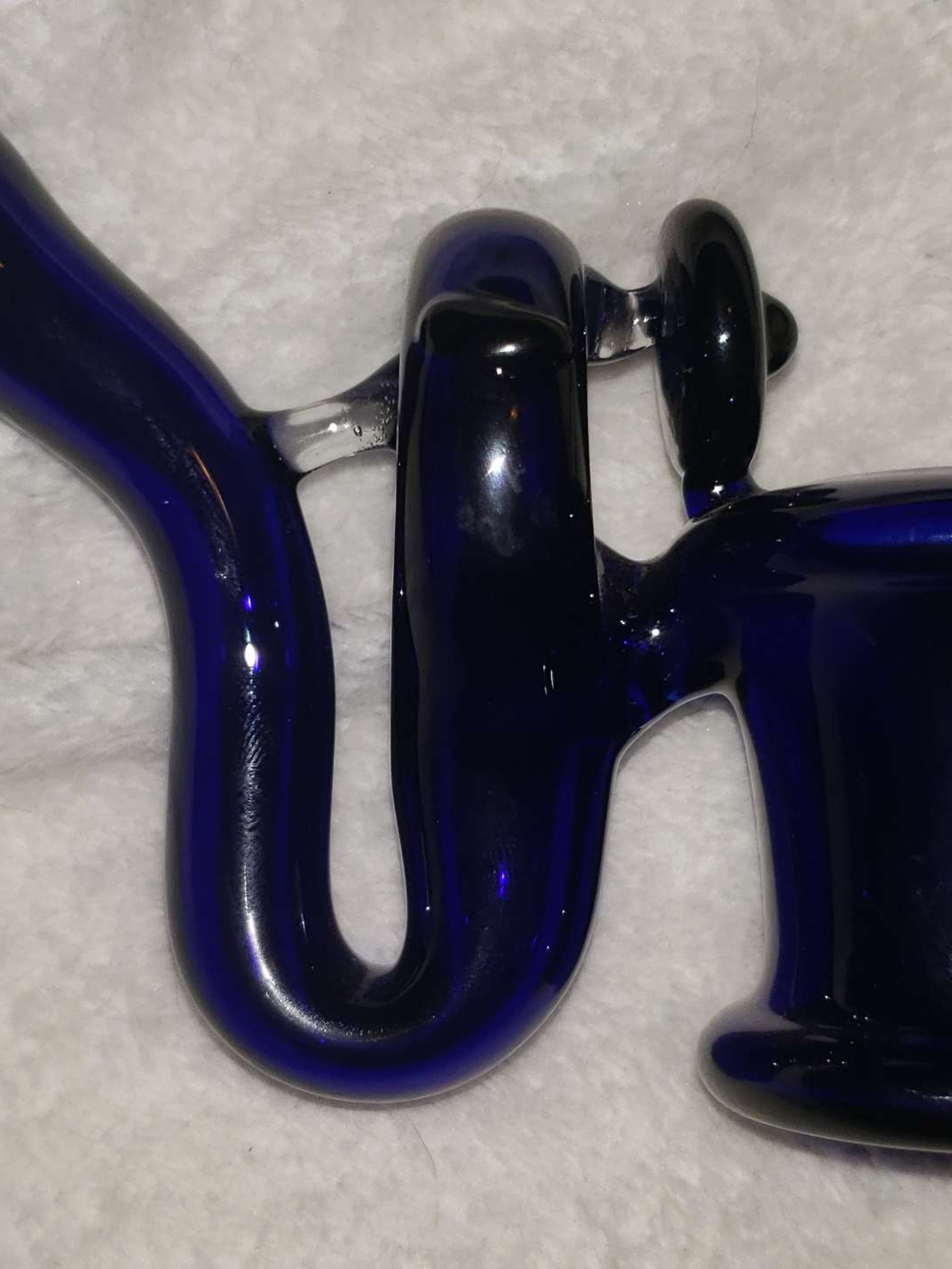 Preview pic of Cobalt Blue Toilet pipe