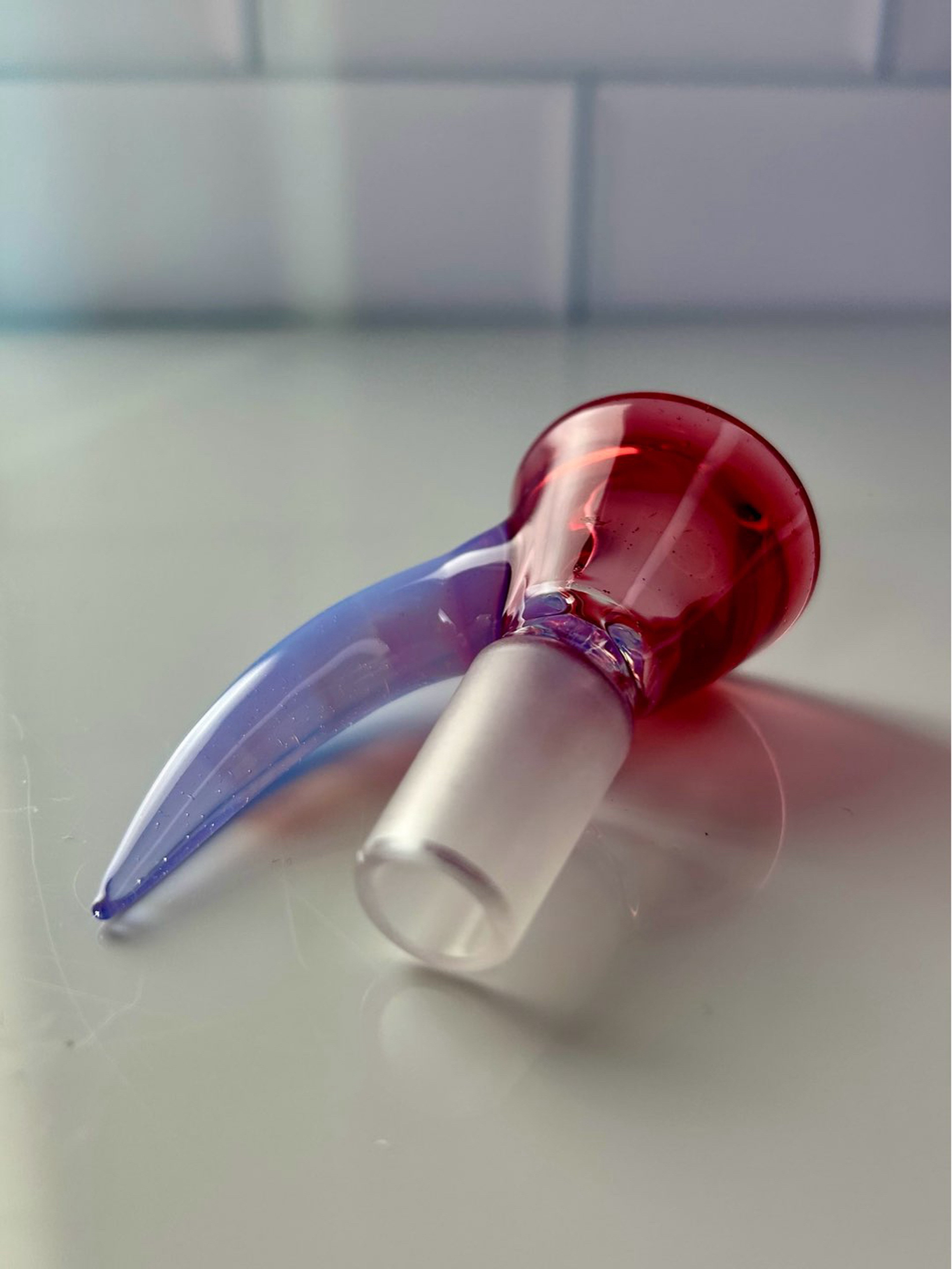 Preview pic of New OJ Flame 14MM 3 Hole Horned Slide