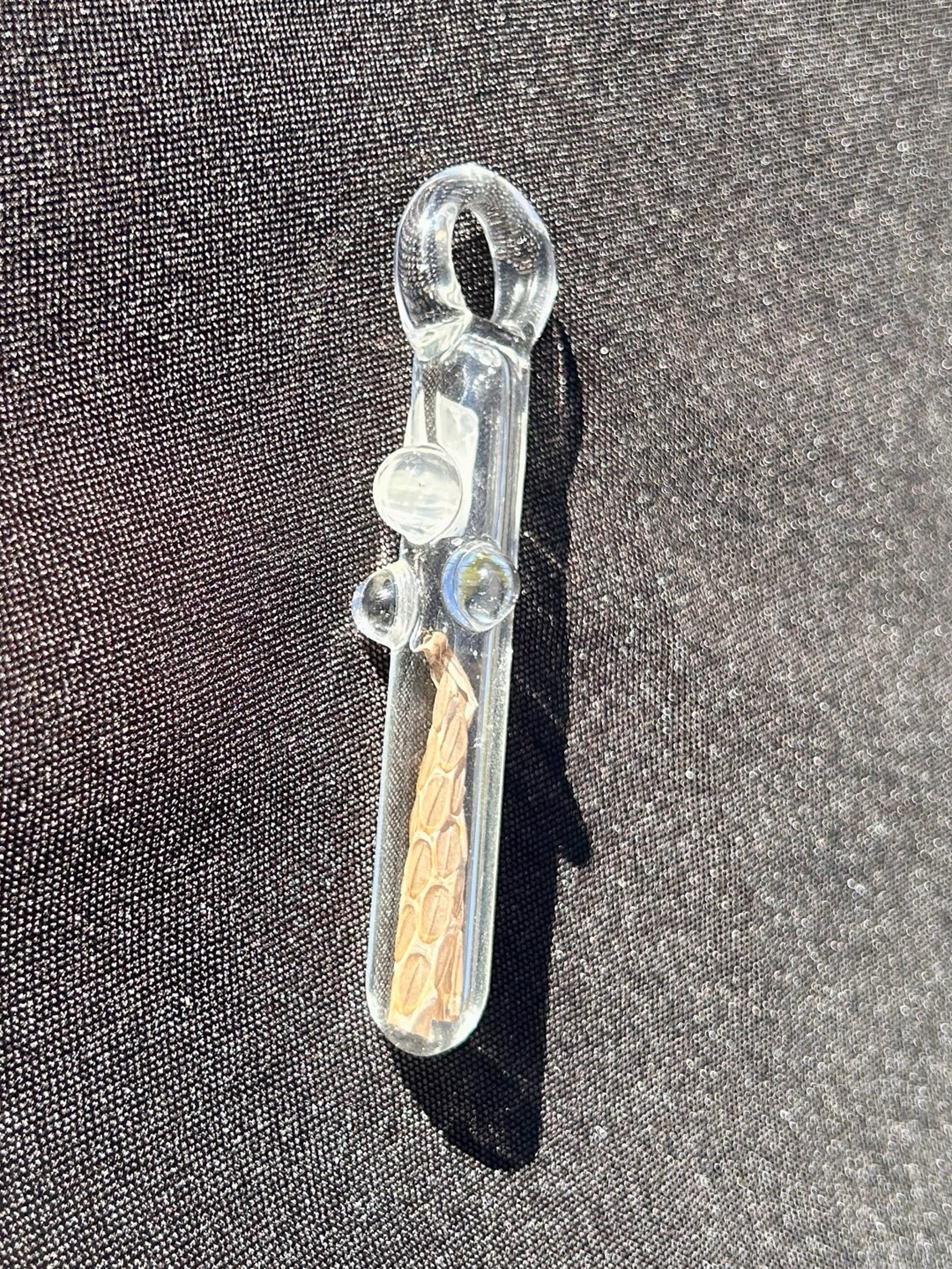 Preview pic of Bufo Glass Pendant SnakeSkin Enclosed