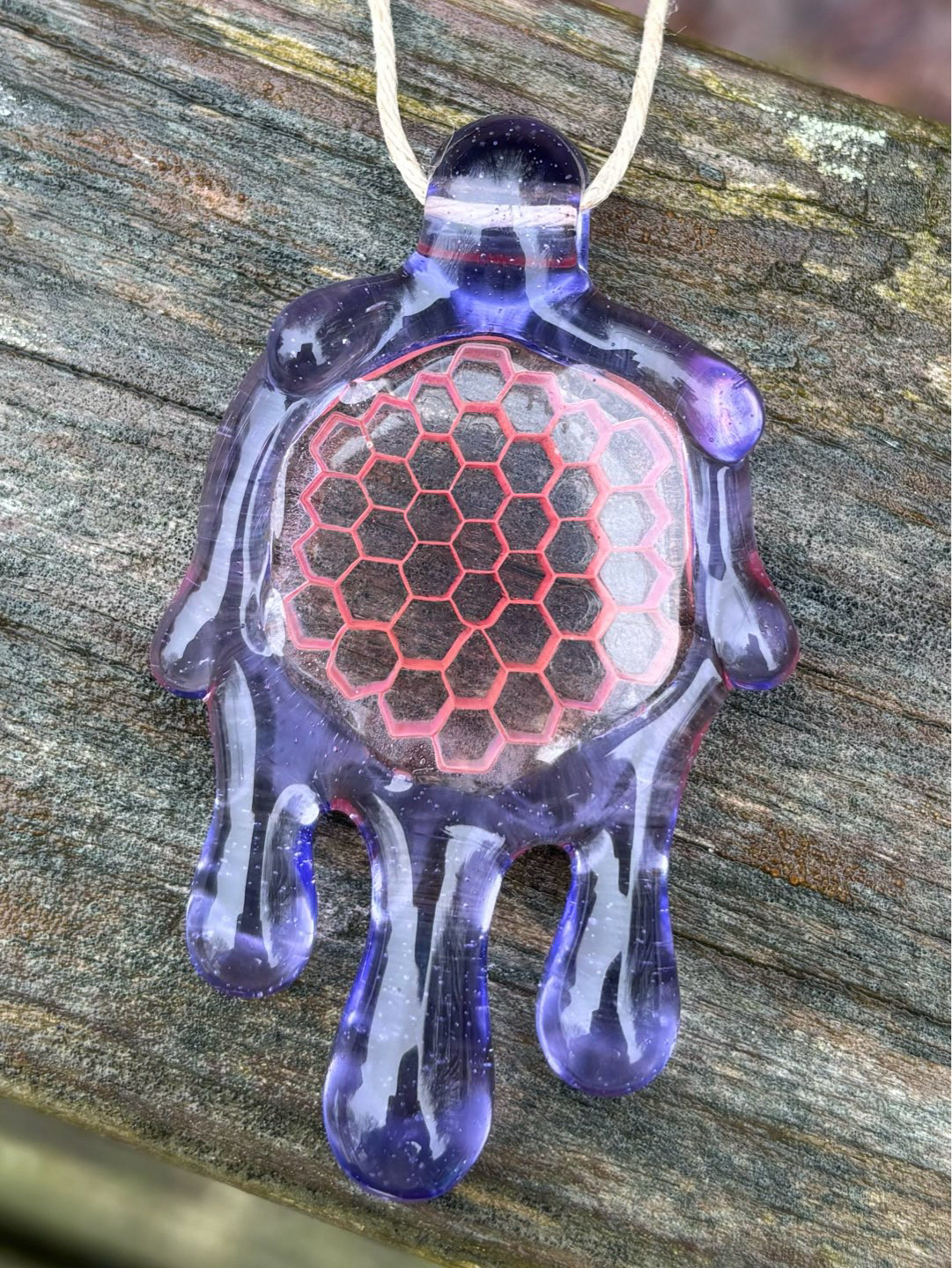 Joe p honeycomb pendant image 0