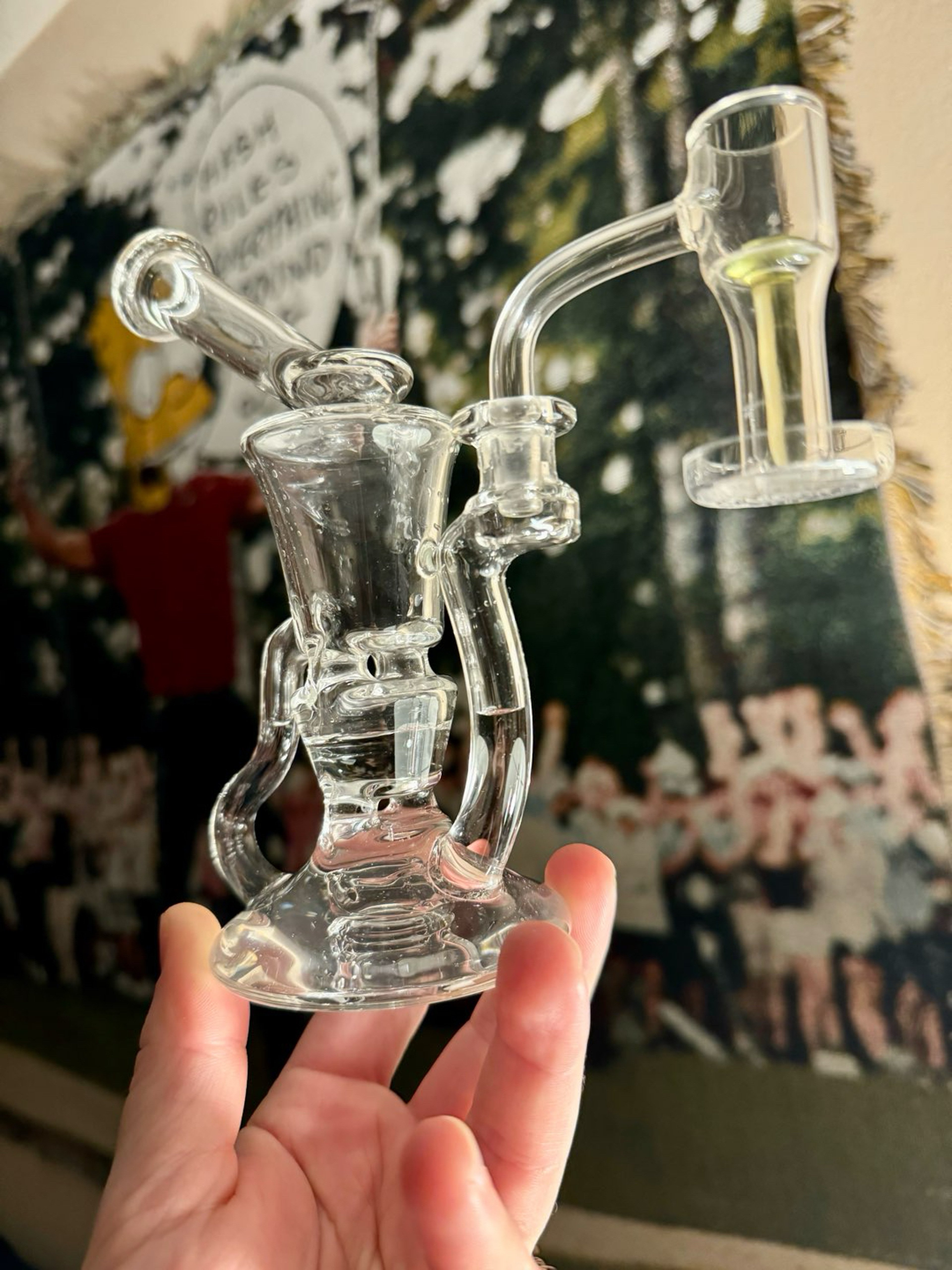 Preview pic of Silva Glass Works - 10mm Step Ladder Blooper/Recycler
