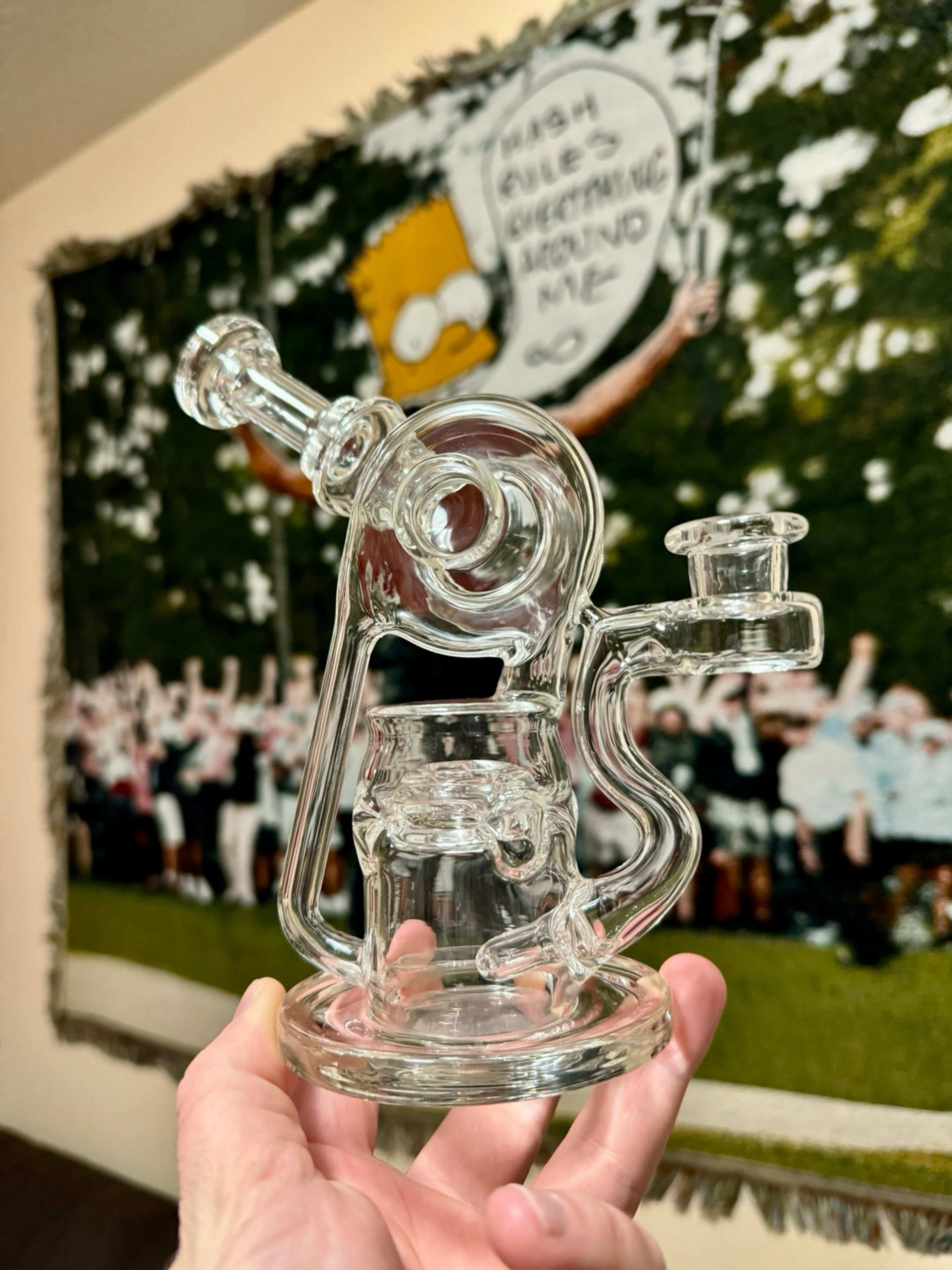 Preview pic of Ery Glass fab recycler 14mm blooper