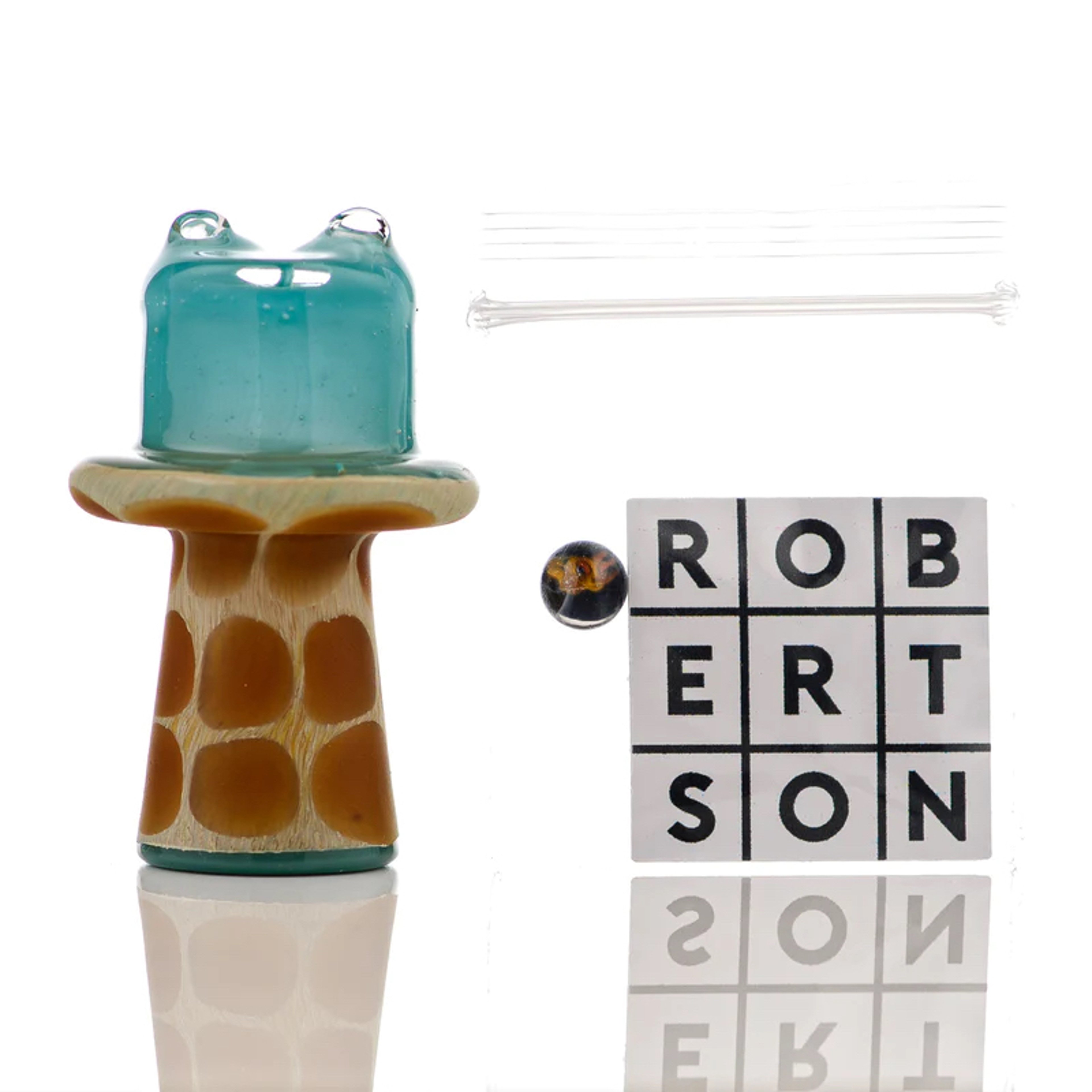 Preview pic of Turqois Giraffe Spinner Cap w Pearl