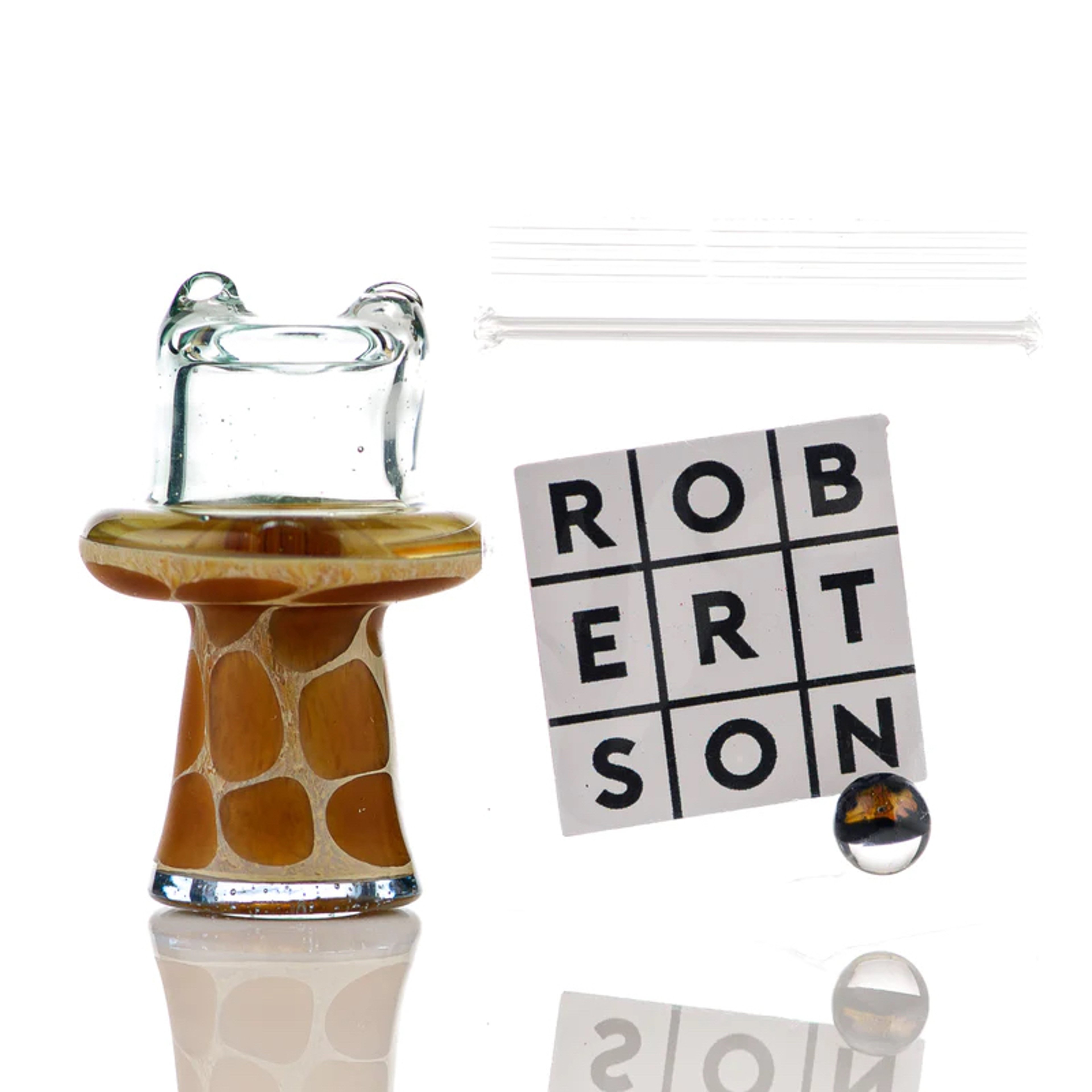 Preview pic of Transparent Blue Giraffe Spinner Cap w Pearl