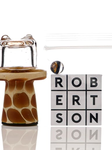 Preview pic of Clear Giraffe Spinner Cap w Pearl