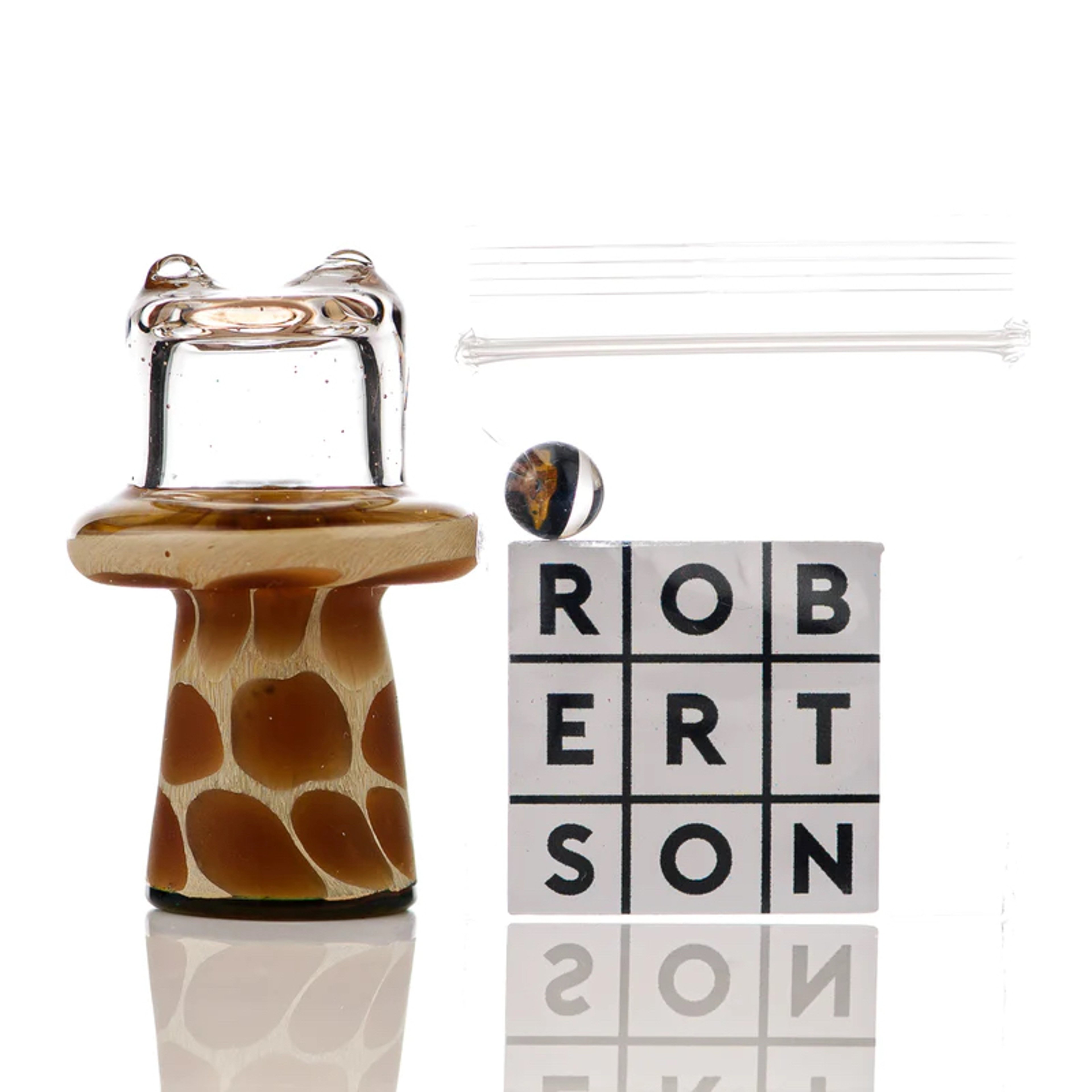 Preview pic of Clear Giraffe Spinner Cap w Pearl