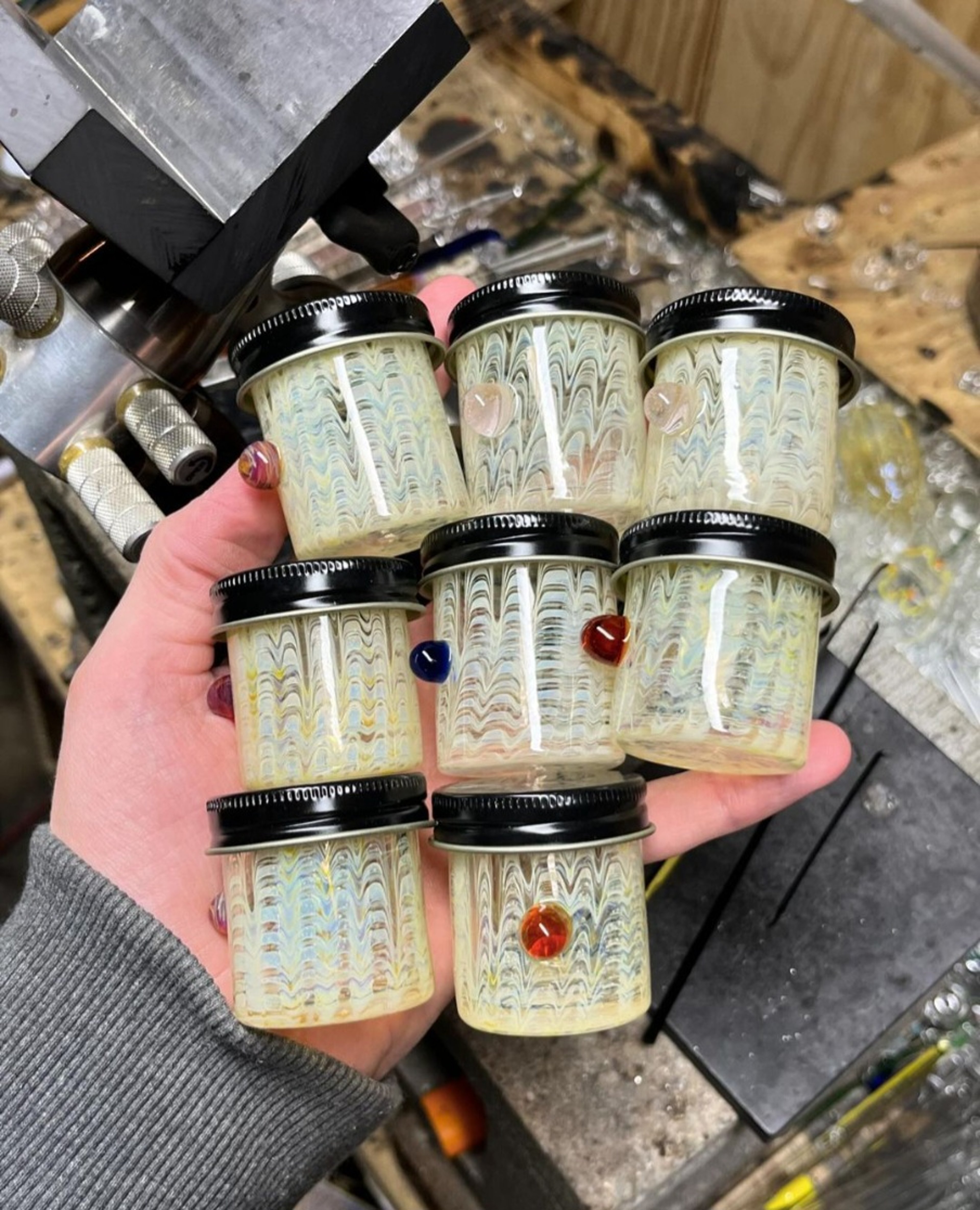 Preview pic of 1 oz Fumed Hash/Pearl Baller Jars! Killer Deal!!