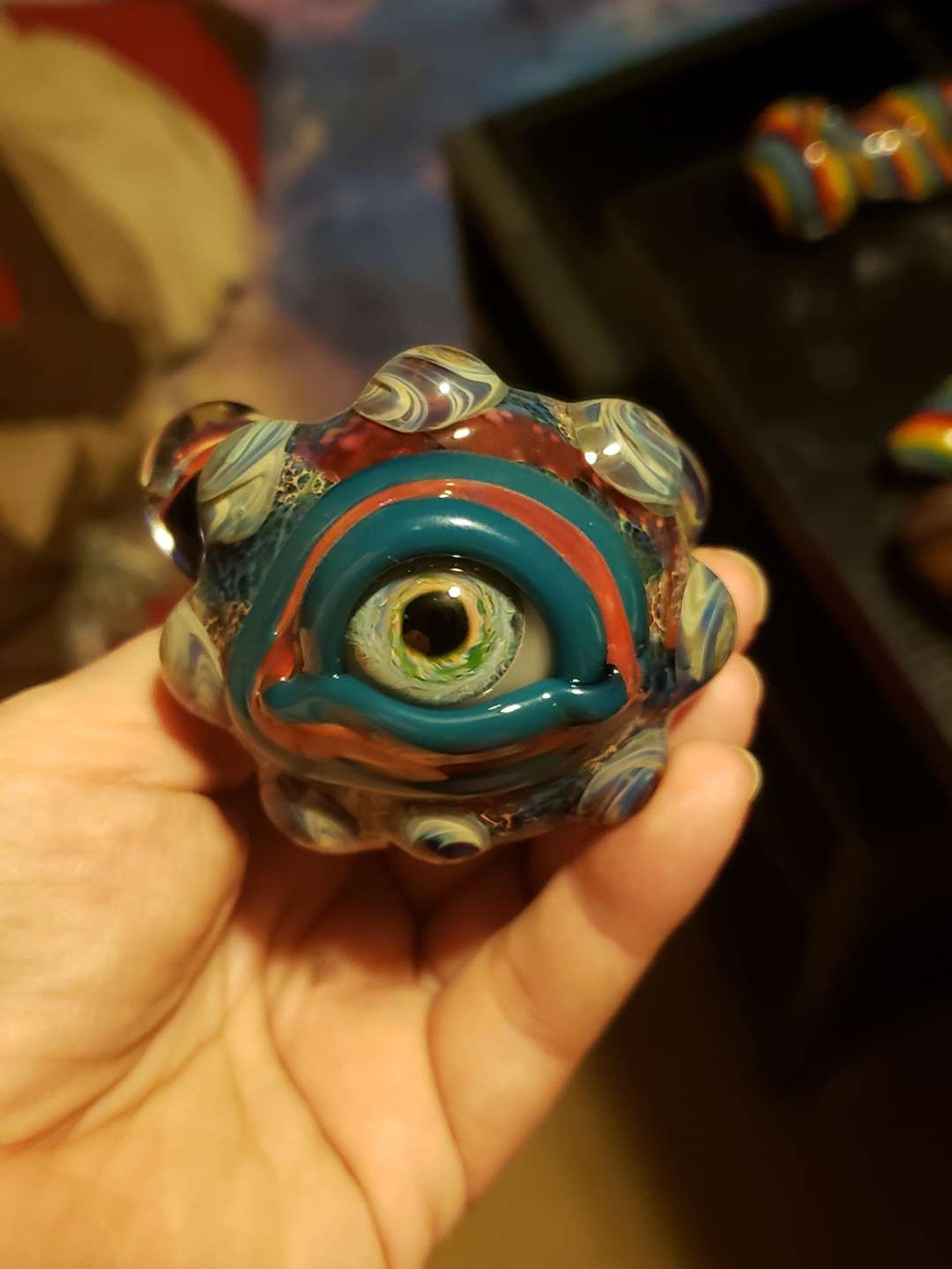 Preview pic of Marbled eye spoon pipe