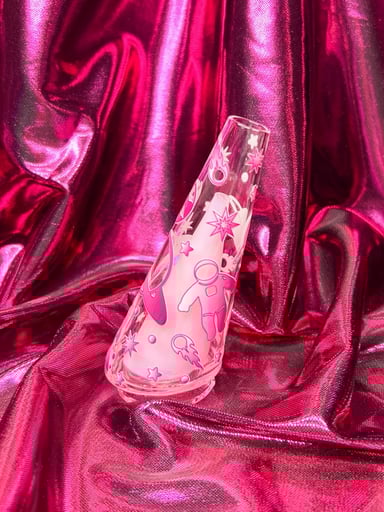 Preview pic of Pink Space Astronaut Puffco Glass Replacement