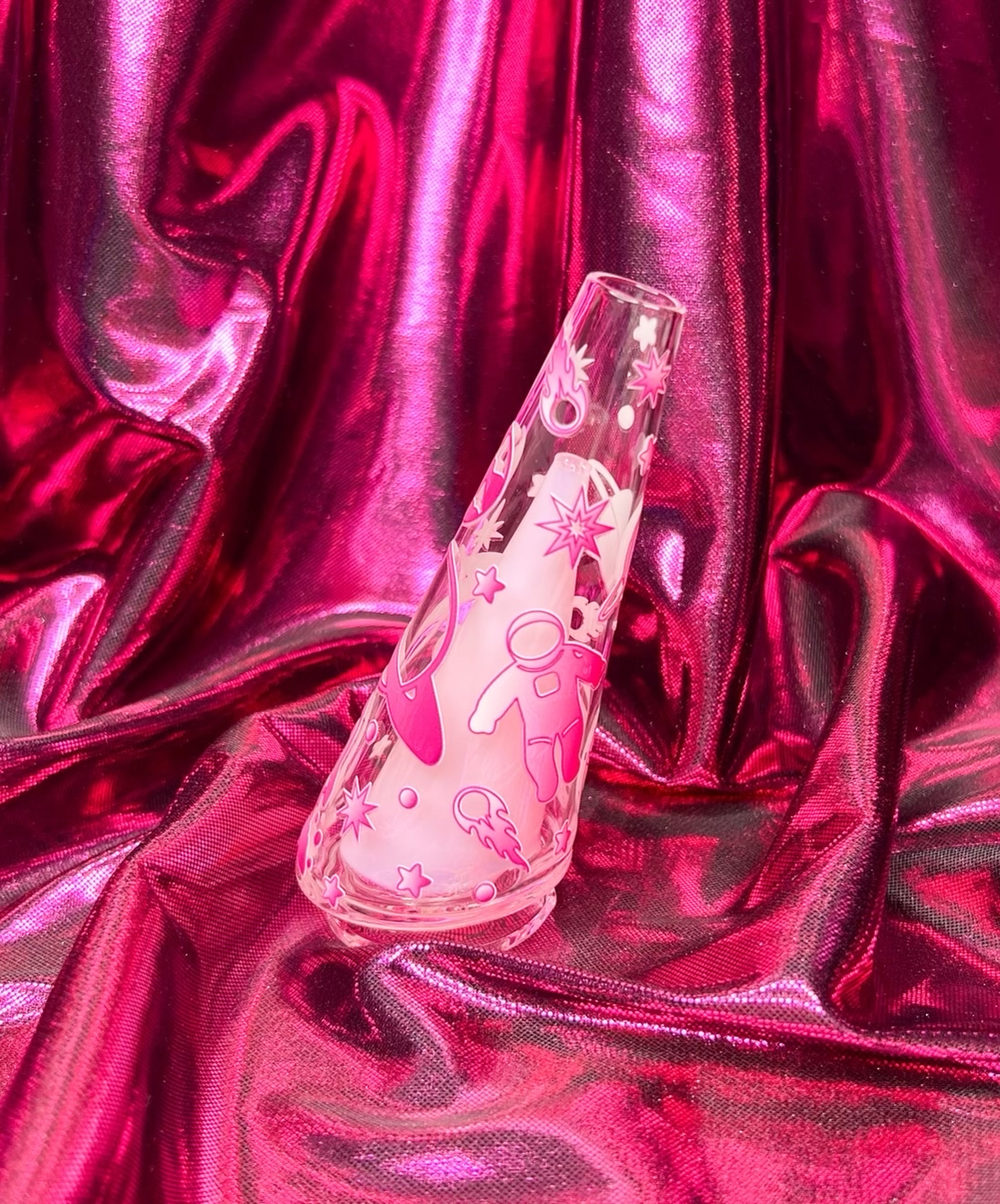 Preview pic of Pink Space Astronaut Puffco Glass Replacement