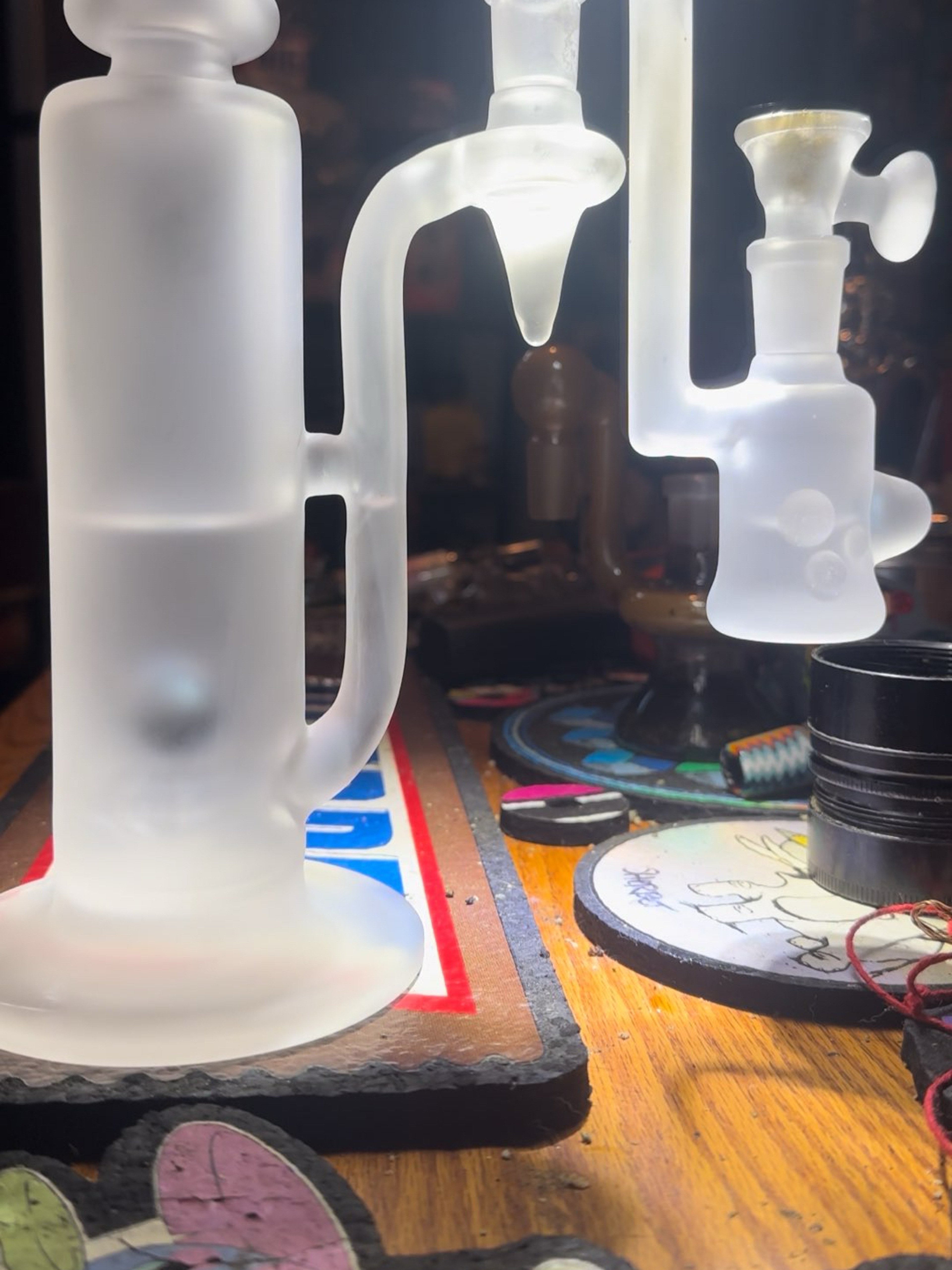 Preview pic of Shwayze blasted opal puck w dr.phill opal catch and slide