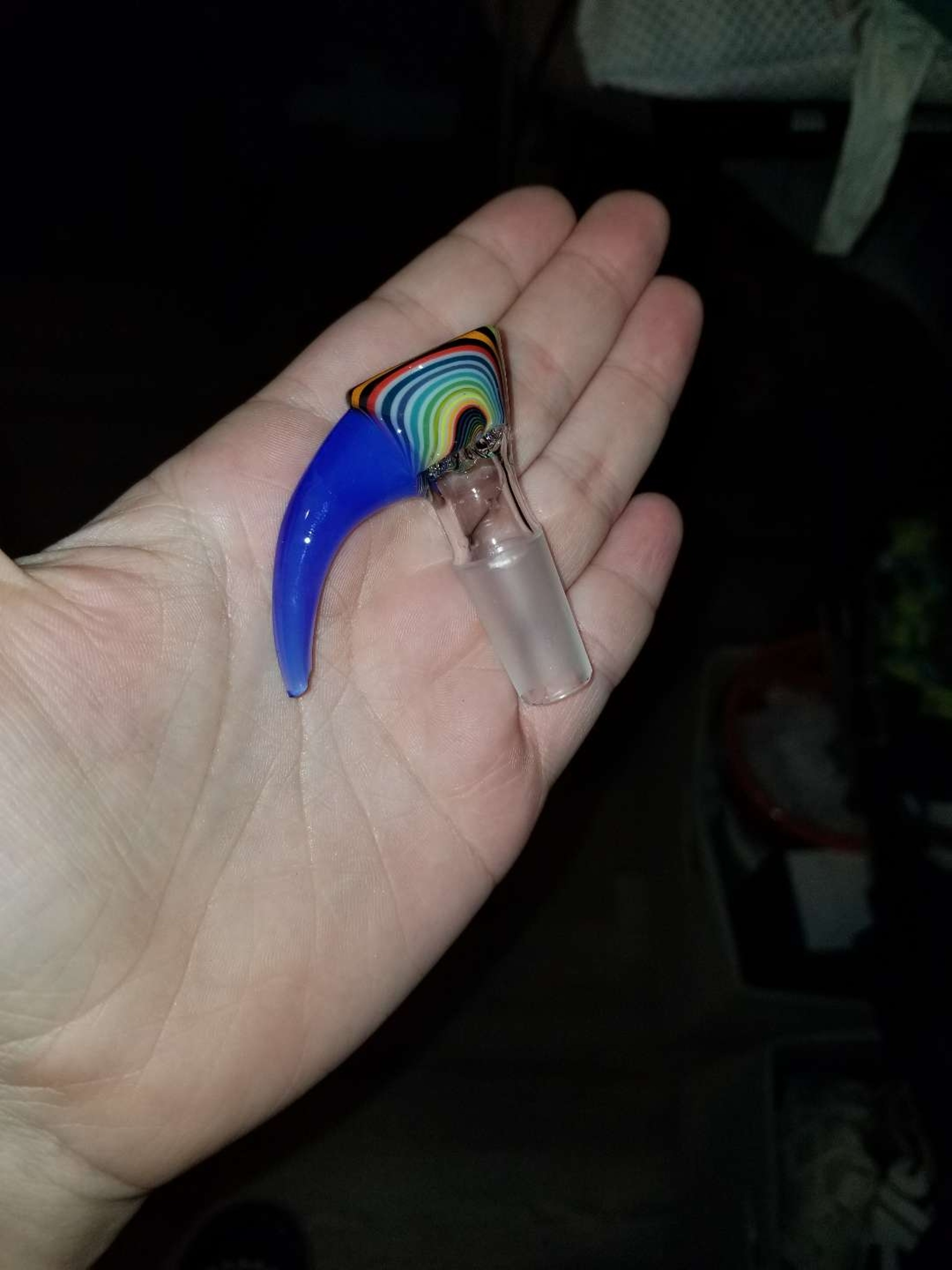 Preview pic of Rainbow wig wag horned slide 14mm