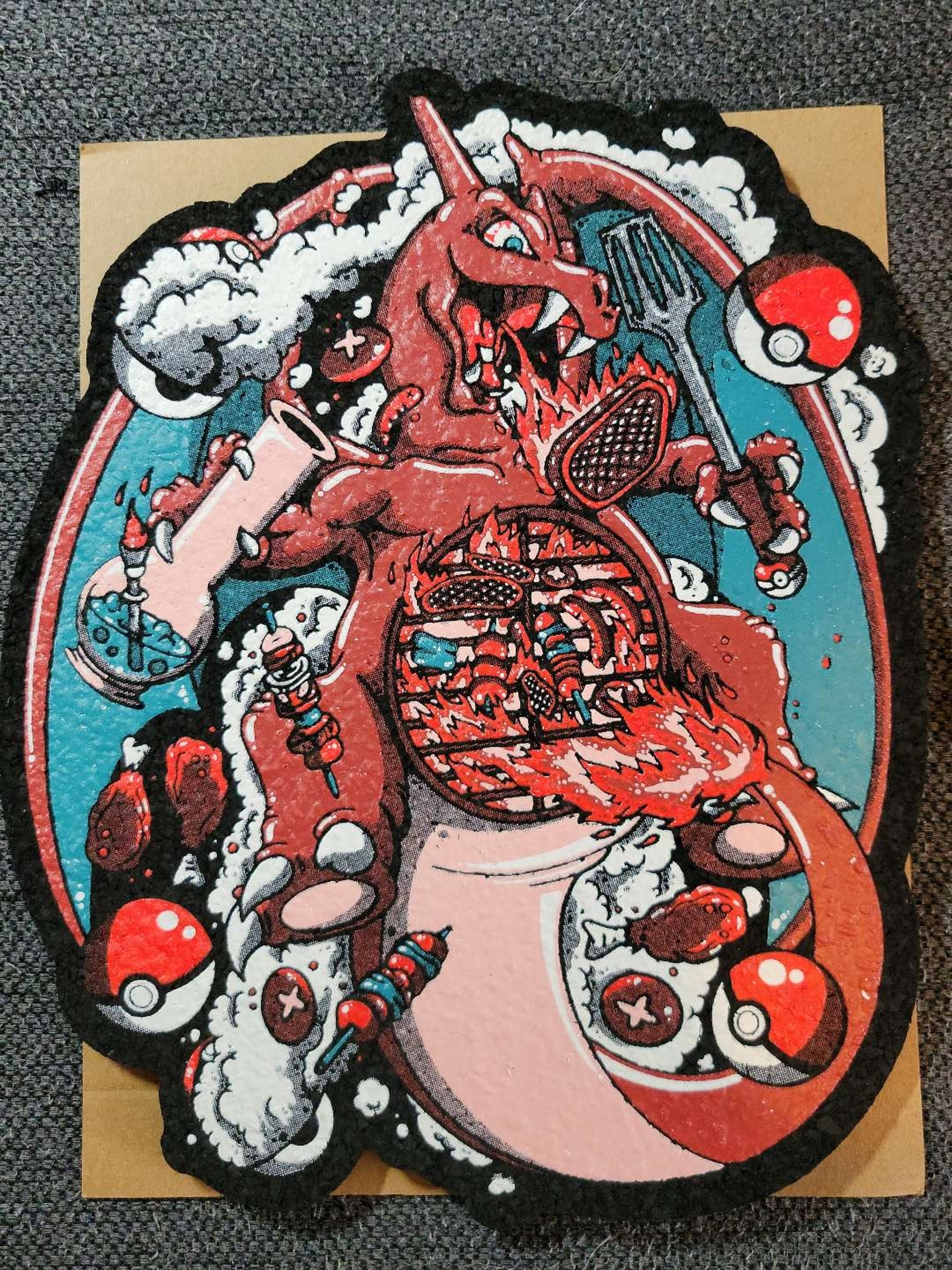 Preview pic of Charizard Grill Moodmat - DarkMountainCult