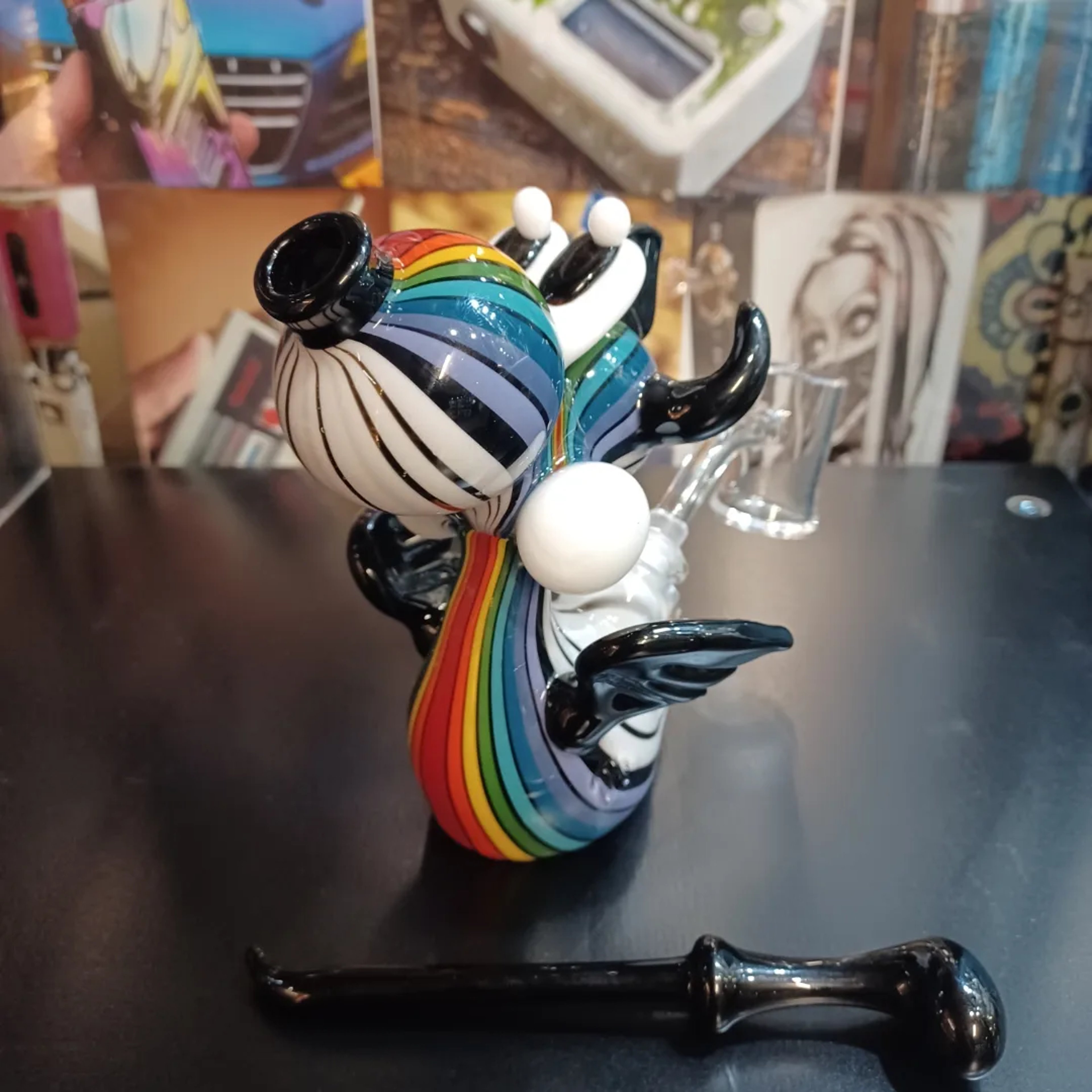 Preview pic of $900 Lee Machine Winged Rainbow Yoshi Rig