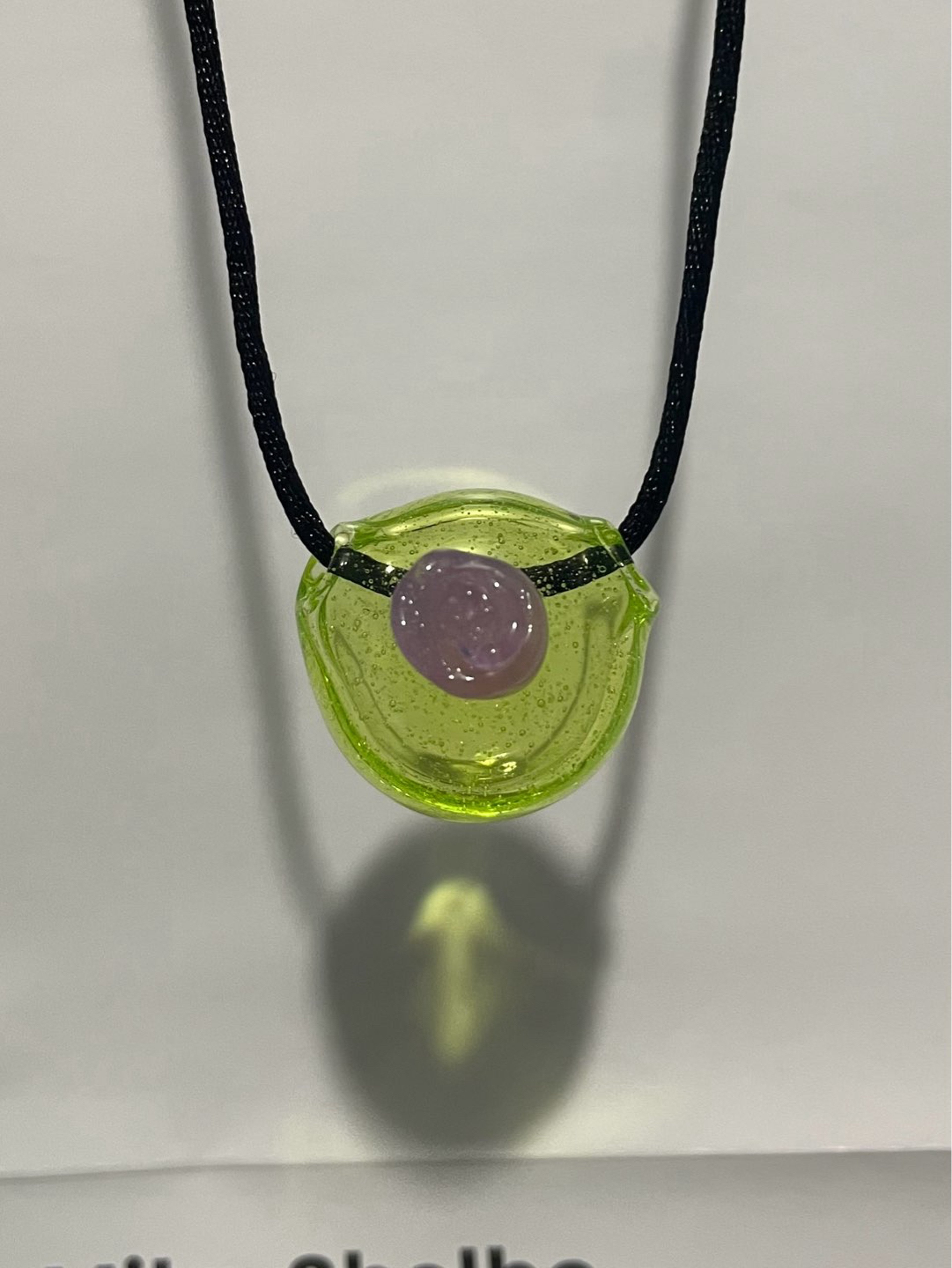 Preview pic of 217.Glass Rose Pendant