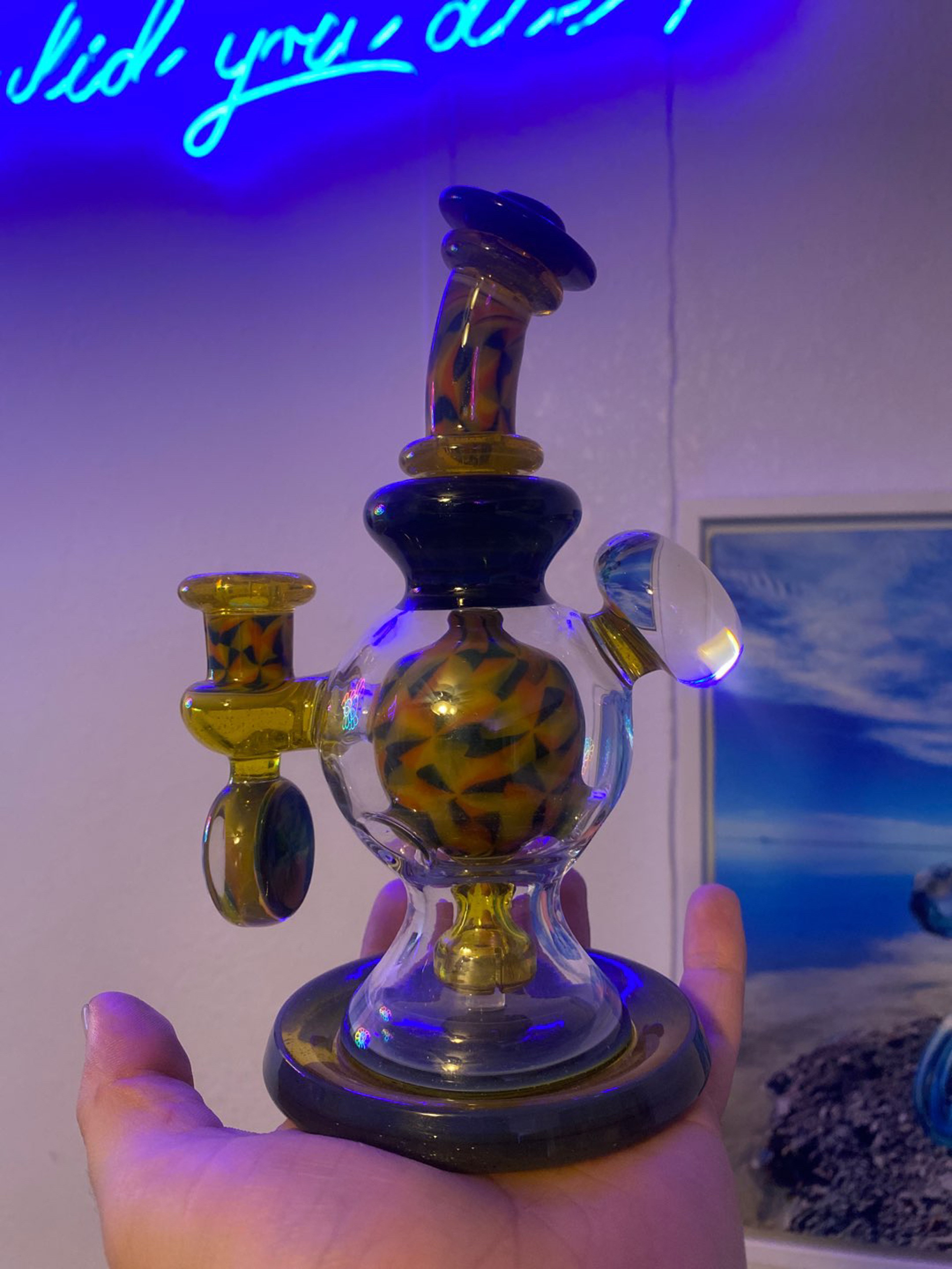 50% off Bc glass x j fell glass exoball in pelican case image 0