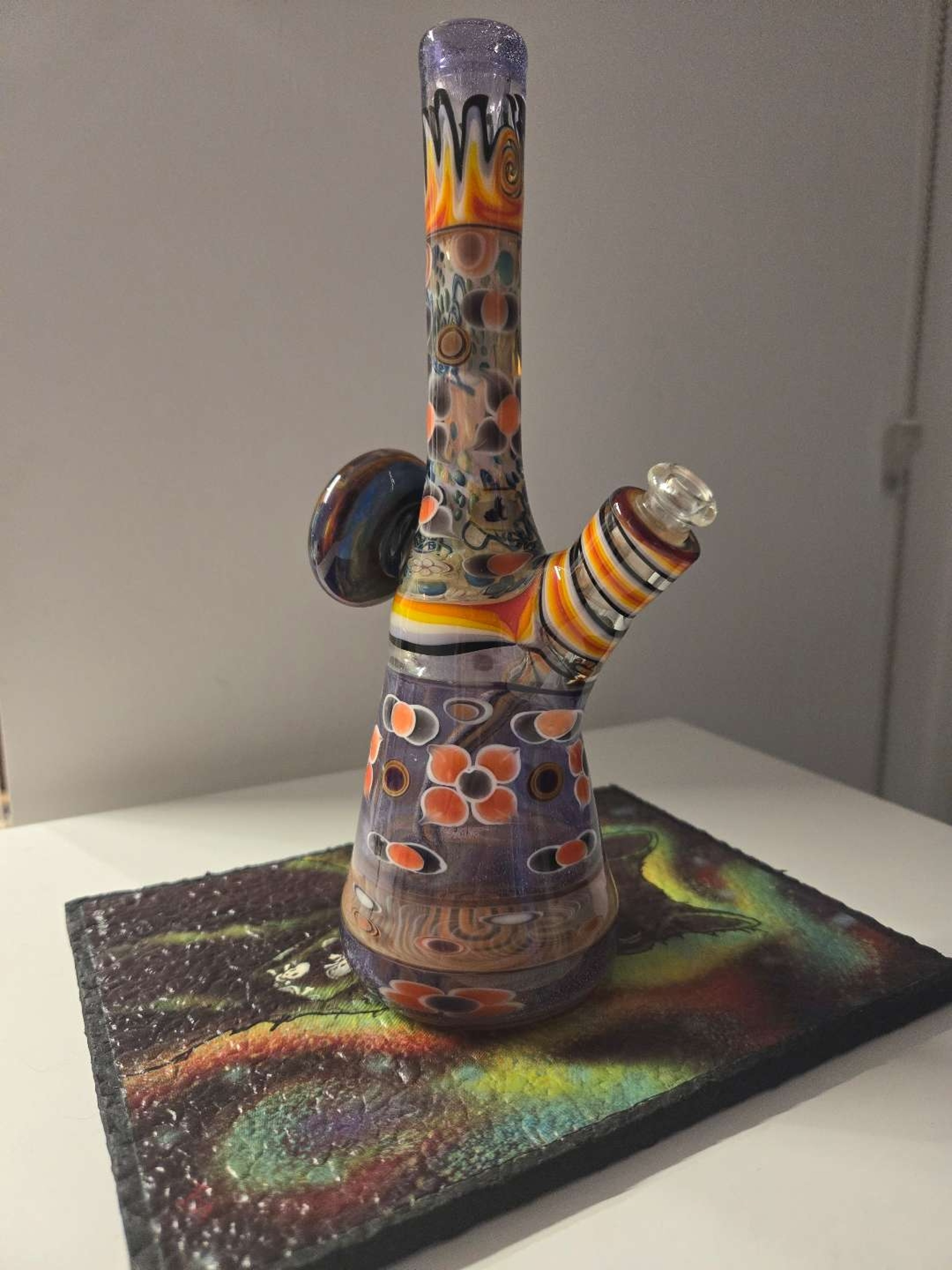 2023 Shawn Daddy Glass fully worked 45° rig and fully worked downstem image 0