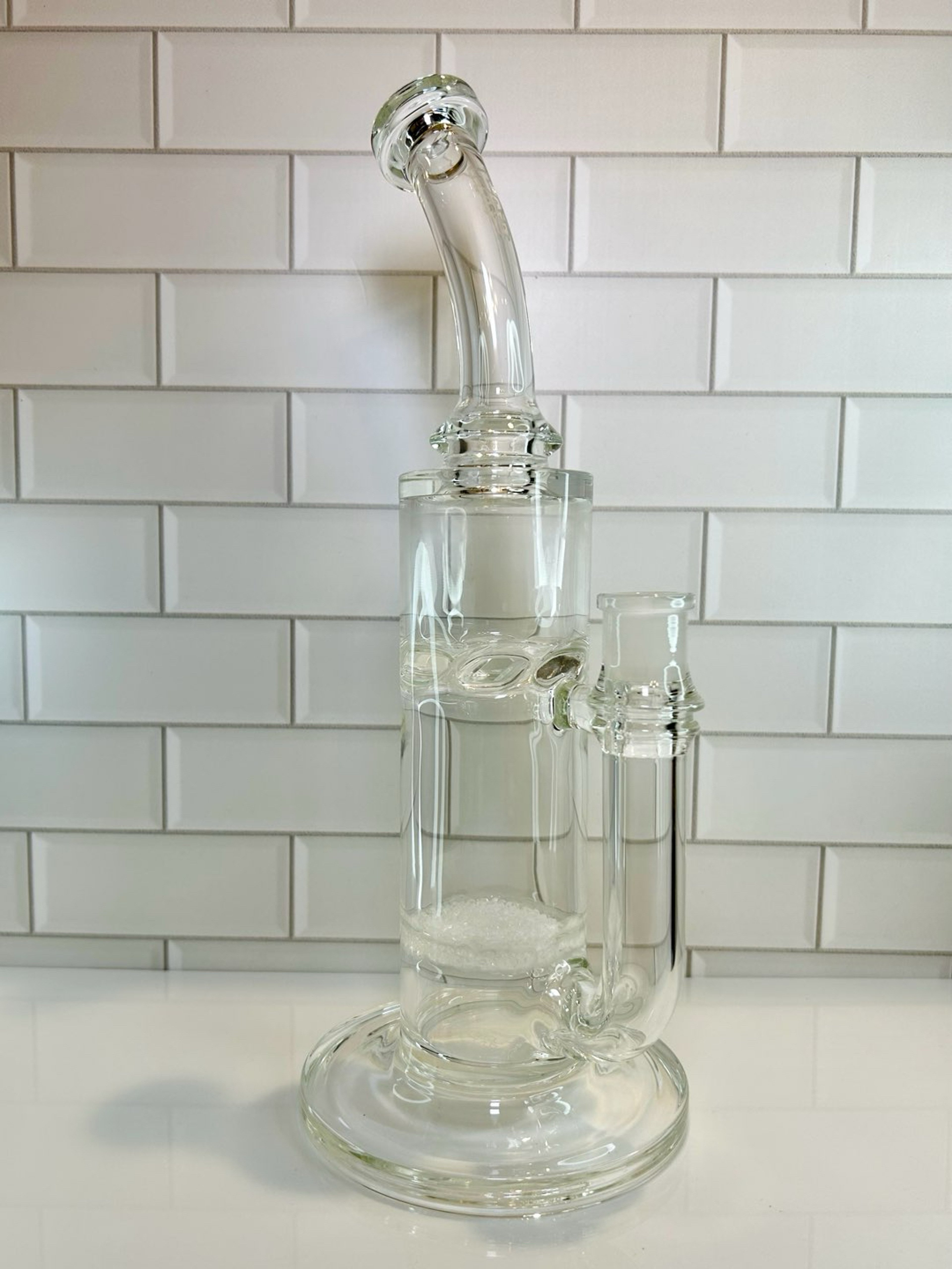 Preview pic of New 13” Bent Neck Fritted Disk to Spinning Splash Guard